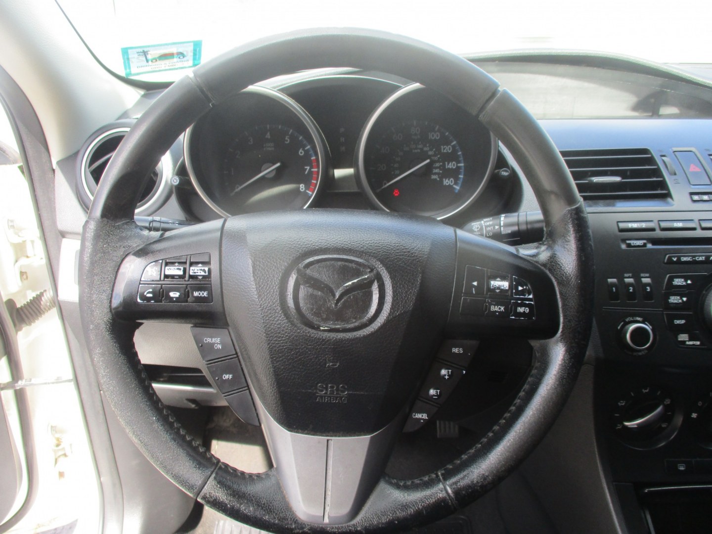 2012 WHITE Mazda MAZDA3 i Touring 4-Door (JM1BL1V89C1) with an 2.0L L4 DOHC 16V engine, located at 540a Delsea Drive, Sewell, NJ, 08080, (987) 867-5309, 39.752560, -75.111206- Photo#18