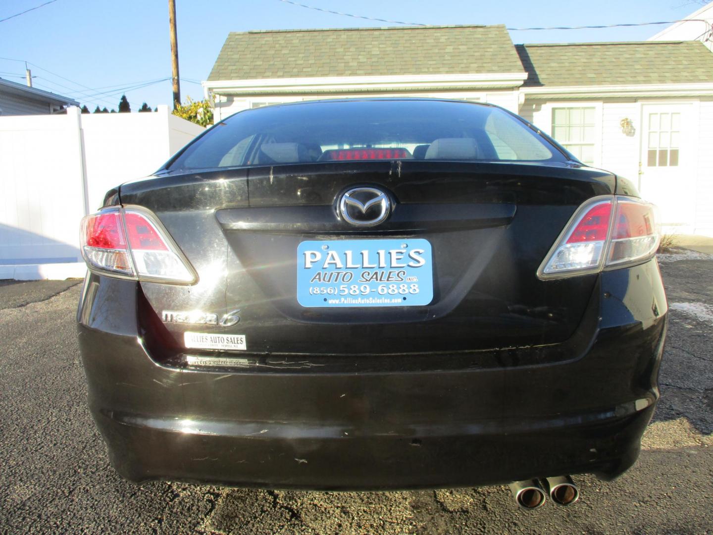 2011 BLACK Mazda MAZDA6 I Grand Touring (1YVHZ8CH6B5) with an 2.5L L4 DOHC 16V engine, 5-Speed Automatic transmission, located at 540a Delsea Drive, Sewell, NJ, 08080, (987) 867-5309, 39.752560, -75.111206 - Photo#3