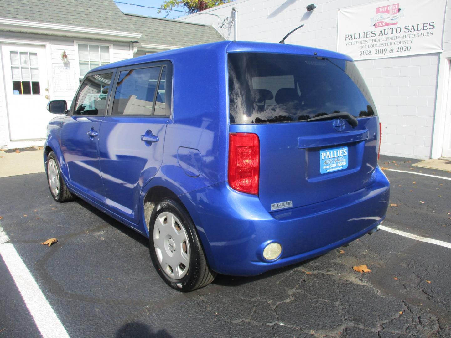 2008 BLUE Scion xB Wagon (JTLKE50EX81) with an 2.4L L4 DOHC 16V engine, located at 540a Delsea Drive, Sewell, NJ, 08080, (987) 867-5309, 39.752560, -75.111206- Photo#2