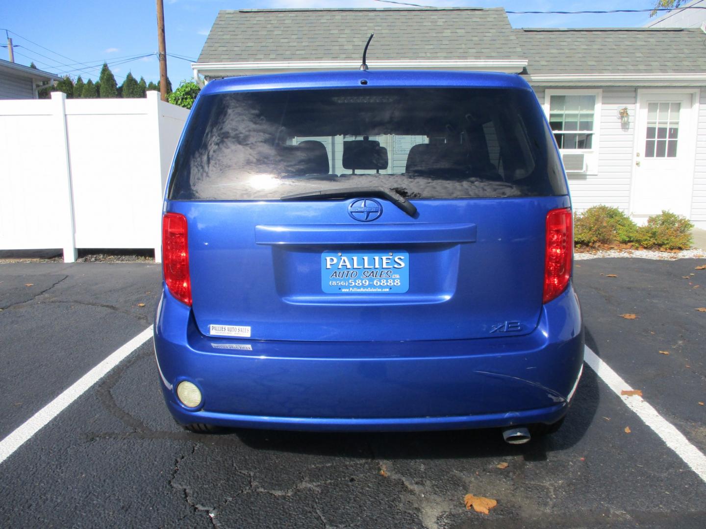 2008 BLUE Scion xB Wagon (JTLKE50EX81) with an 2.4L L4 DOHC 16V engine, located at 540a Delsea Drive, Sewell, NJ, 08080, (987) 867-5309, 39.752560, -75.111206- Photo#3