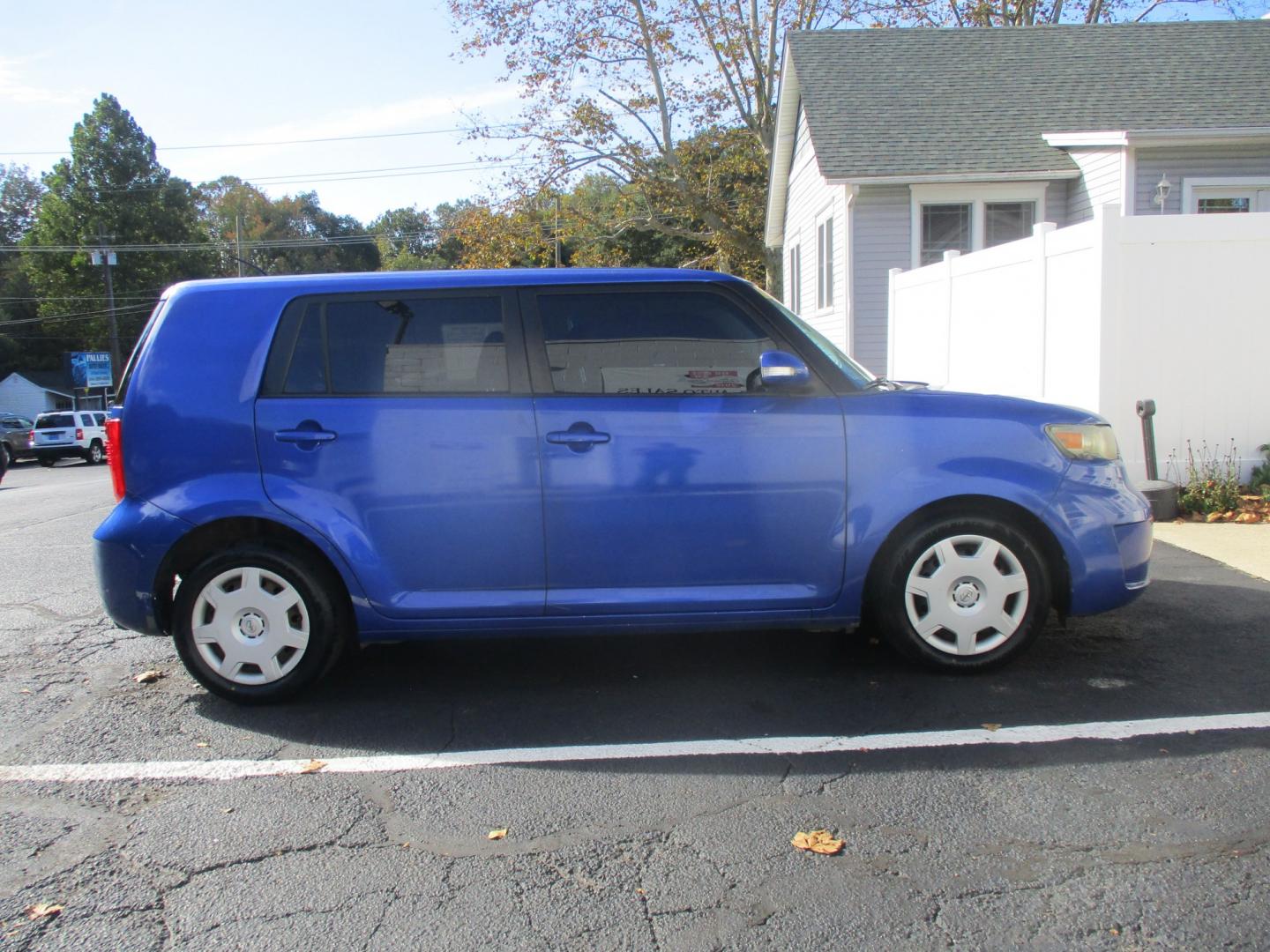2008 BLUE Scion xB Wagon (JTLKE50EX81) with an 2.4L L4 DOHC 16V engine, located at 540a Delsea Drive, Sewell, NJ, 08080, (987) 867-5309, 39.752560, -75.111206- Photo#6