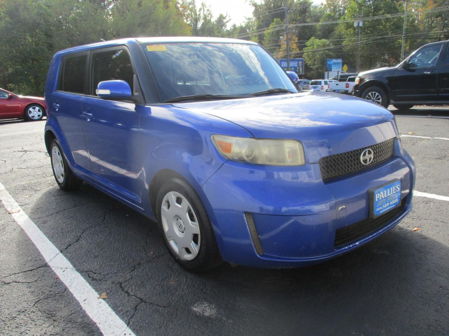 2008 BLUE Scion xB Wagon (JTLKE50EX81) with an 2.4L L4 DOHC 16V engine, located at 540a Delsea Drive, Sewell, NJ, 08080, (987) 867-5309, 39.752560, -75.111206- Photo#7