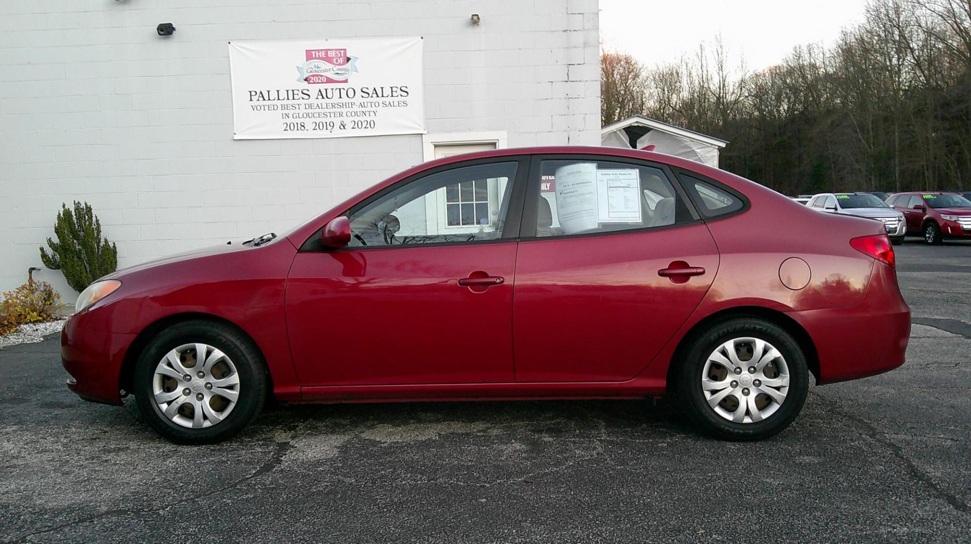2010 RED Hyundai Elantra (KMHDU4AD7AU) , AUTOMATIC transmission, located at 540a Delsea Drive, Sewell, NJ, 08080, (987) 867-5309, 39.752560, -75.111206 - Photo#1