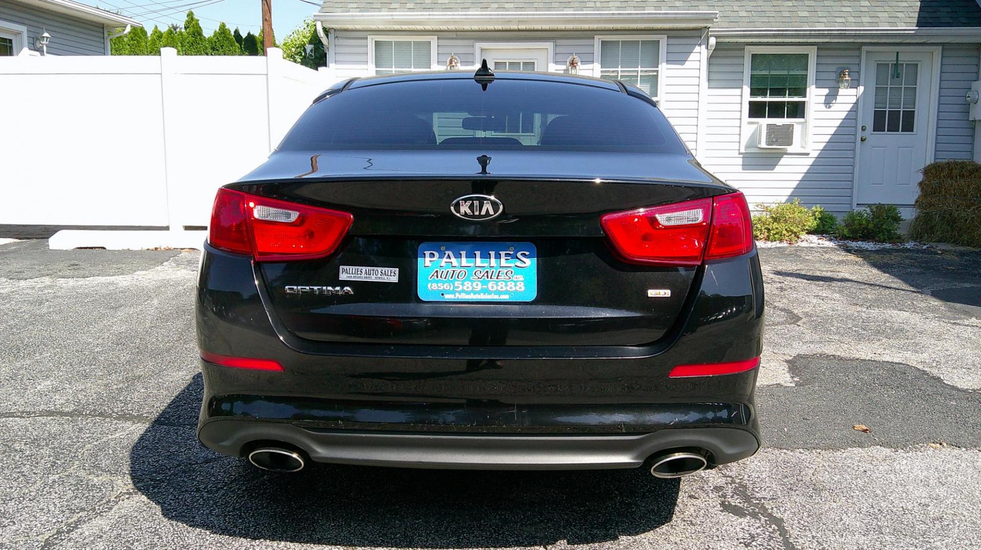 2015 BLACK Kia Optima (KNAGM4A78F5) , AUTOMATIC transmission, located at 540a Delsea Drive, Sewell, NJ, 08080, (987) 867-5309, 39.752560, -75.111206 - Photo#3