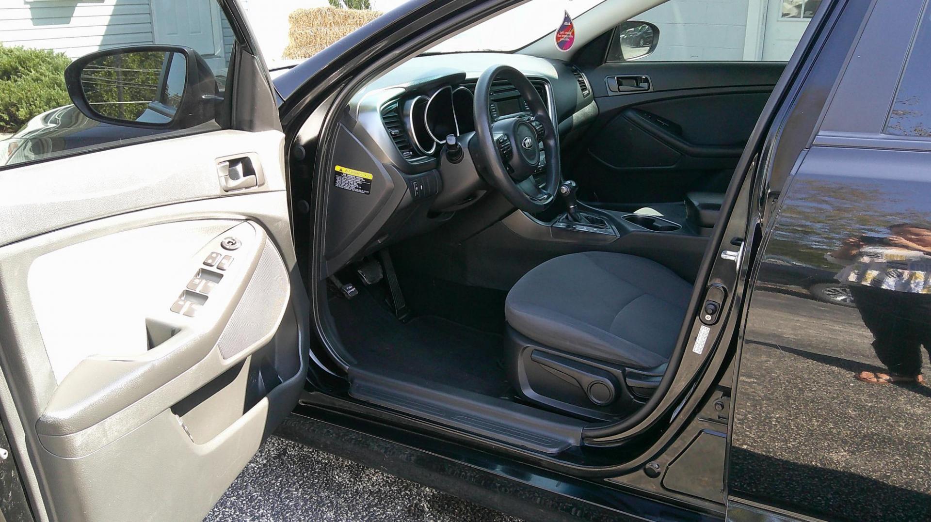 2015 BLACK Kia Optima (KNAGM4A78F5) , AUTOMATIC transmission, located at 540a Delsea Drive, Sewell, NJ, 08080, (987) 867-5309, 39.752560, -75.111206 - Photo#10