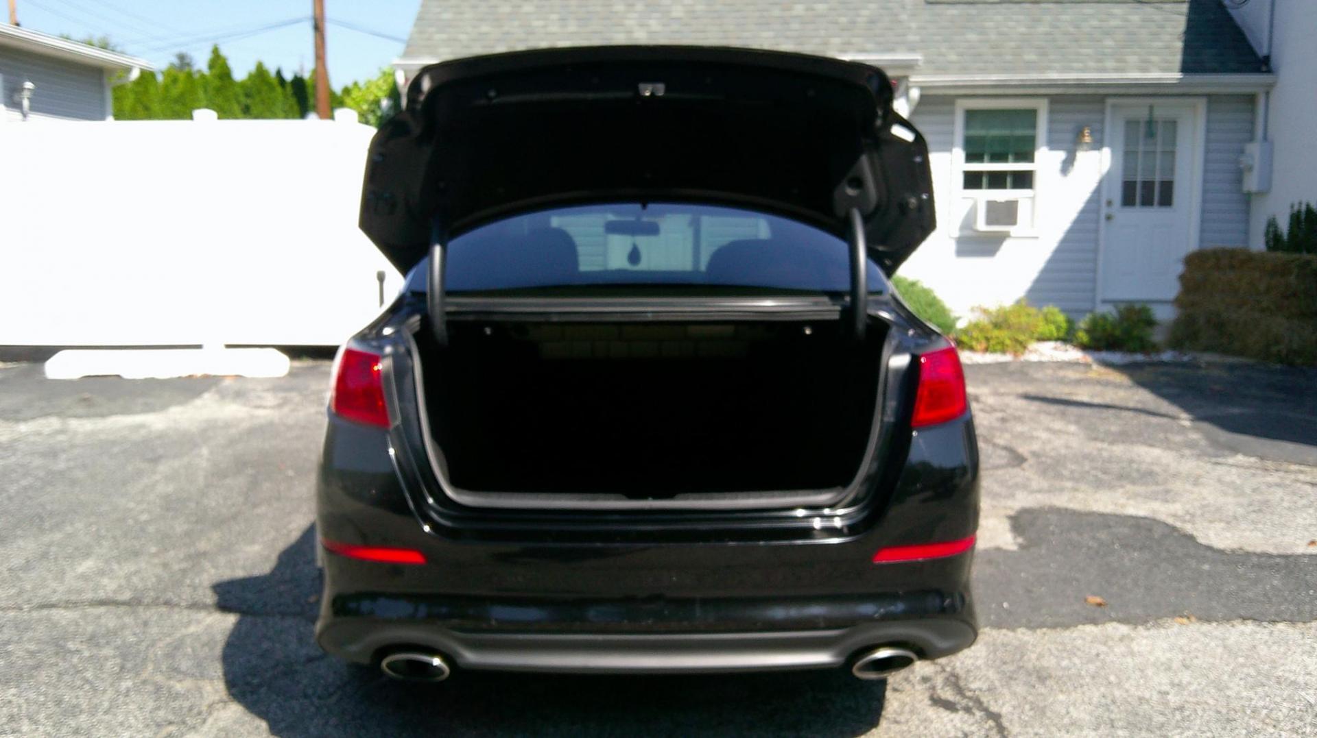 2015 BLACK Kia Optima (KNAGM4A78F5) , AUTOMATIC transmission, located at 540a Delsea Drive, Sewell, NJ, 08080, (987) 867-5309, 39.752560, -75.111206 - Photo#22