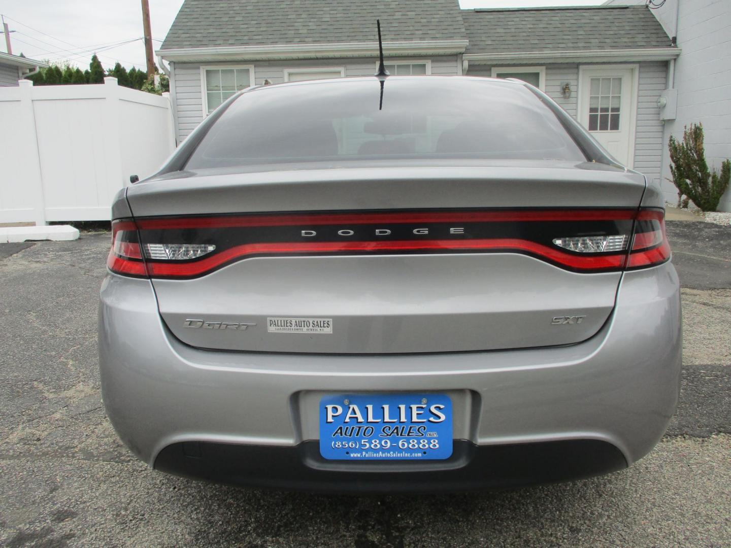2015 SILVER Dodge Dart SXT (1C3CDFBB3FD) with an 2.4L L4 DOHC 16V engine, AUTOMATIC transmission, located at 540a Delsea Drive, Sewell, NJ, 08080, (987) 867-5309, 39.752560, -75.111206 - Photo#3