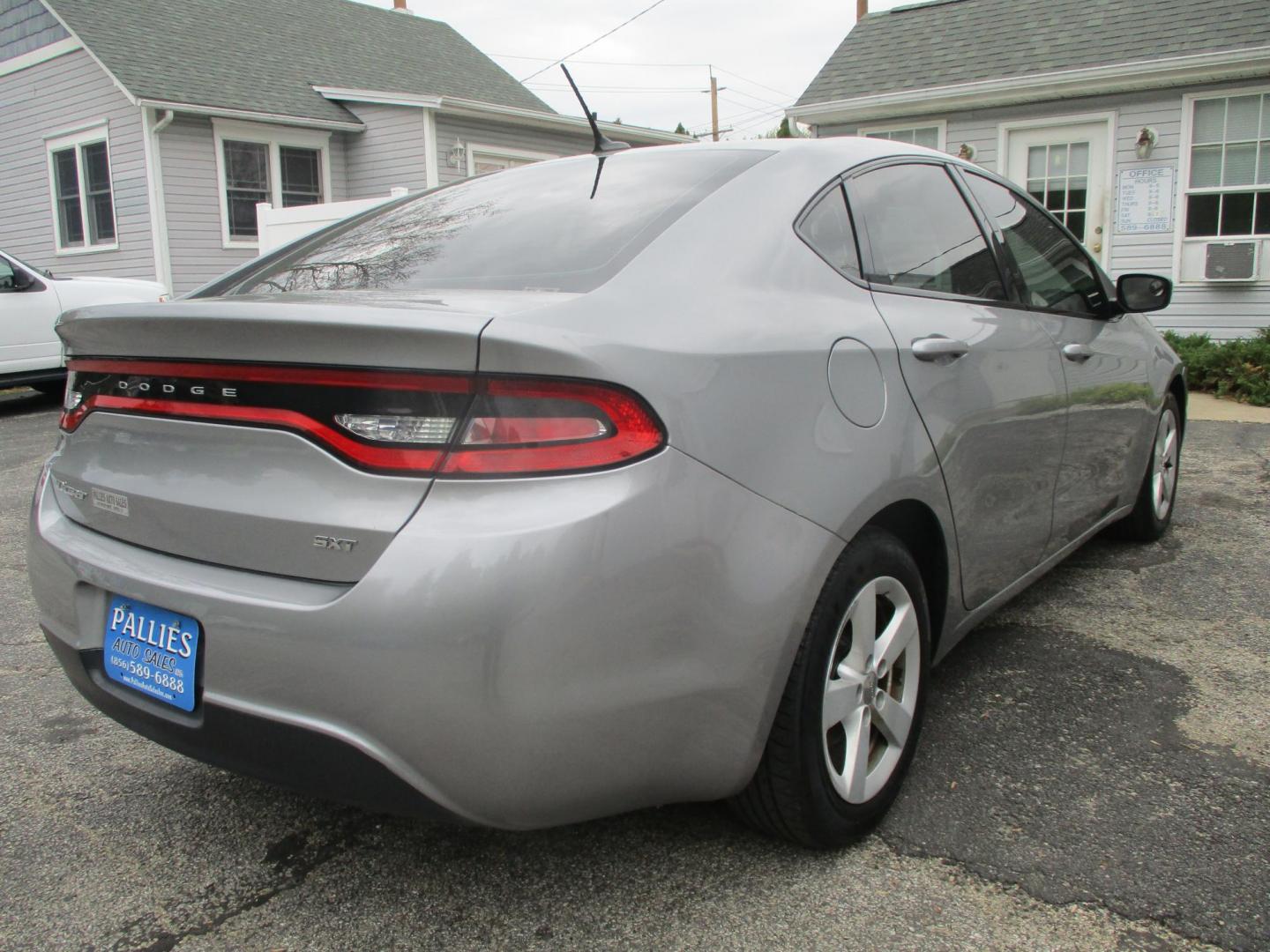 2015 SILVER Dodge Dart SXT (1C3CDFBB3FD) with an 2.4L L4 DOHC 16V engine, AUTOMATIC transmission, located at 540a Delsea Drive, Sewell, NJ, 08080, (987) 867-5309, 39.752560, -75.111206 - Photo#6