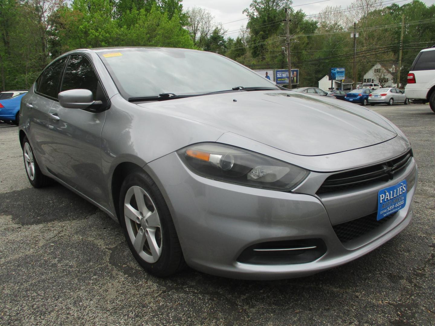 2015 SILVER Dodge Dart SXT (1C3CDFBB3FD) with an 2.4L L4 DOHC 16V engine, AUTOMATIC transmission, located at 540a Delsea Drive, Sewell, NJ, 08080, (987) 867-5309, 39.752560, -75.111206 - Photo#8
