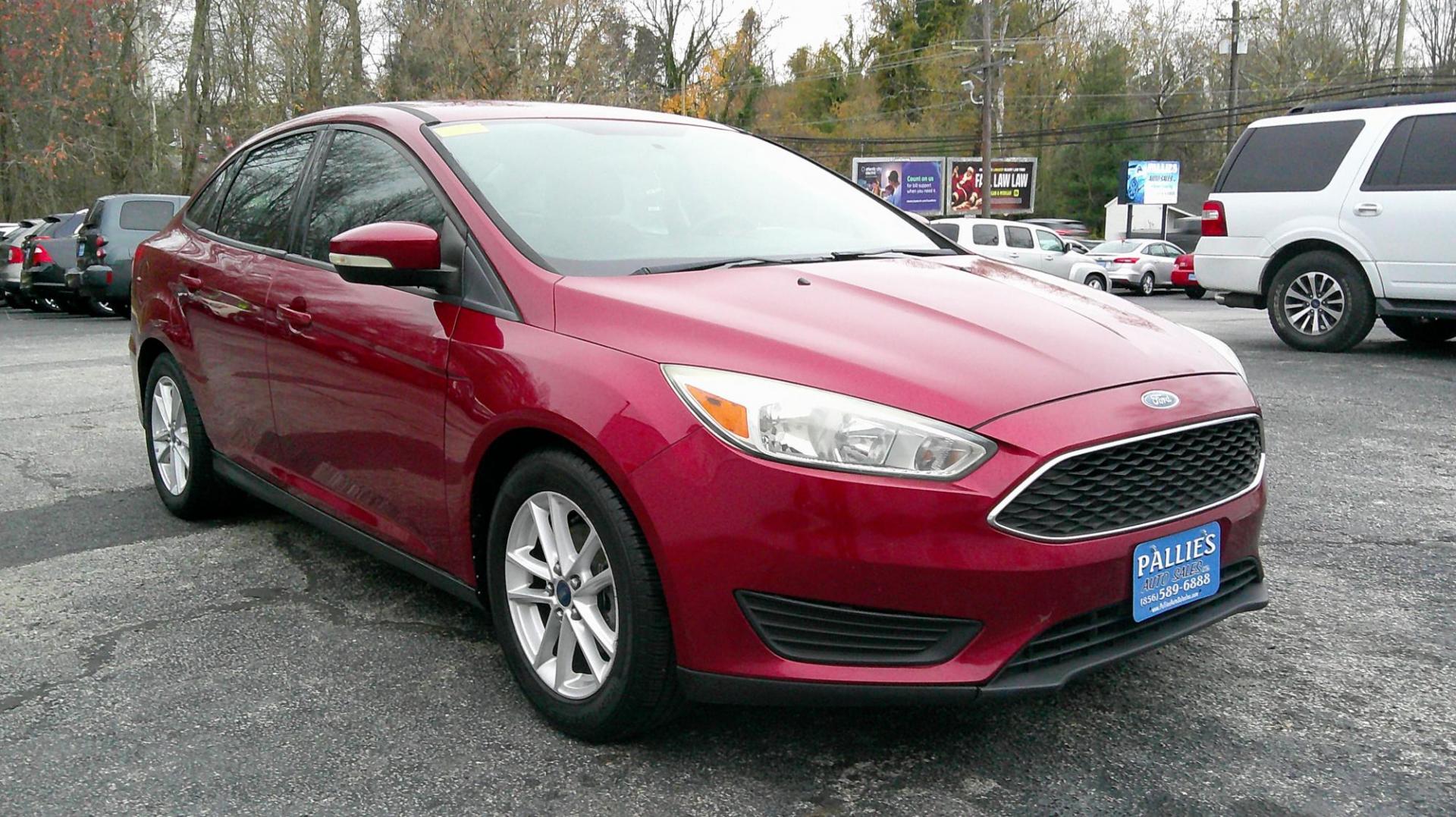 2015 RED Ford Focus SE Sedan (1FADP3F25FL) with an 2.0L L4 DOHC 16V engine, located at 540a Delsea Drive, Sewell, NJ, 08080, (987) 867-5309, 39.752560, -75.111206 - Photo#8