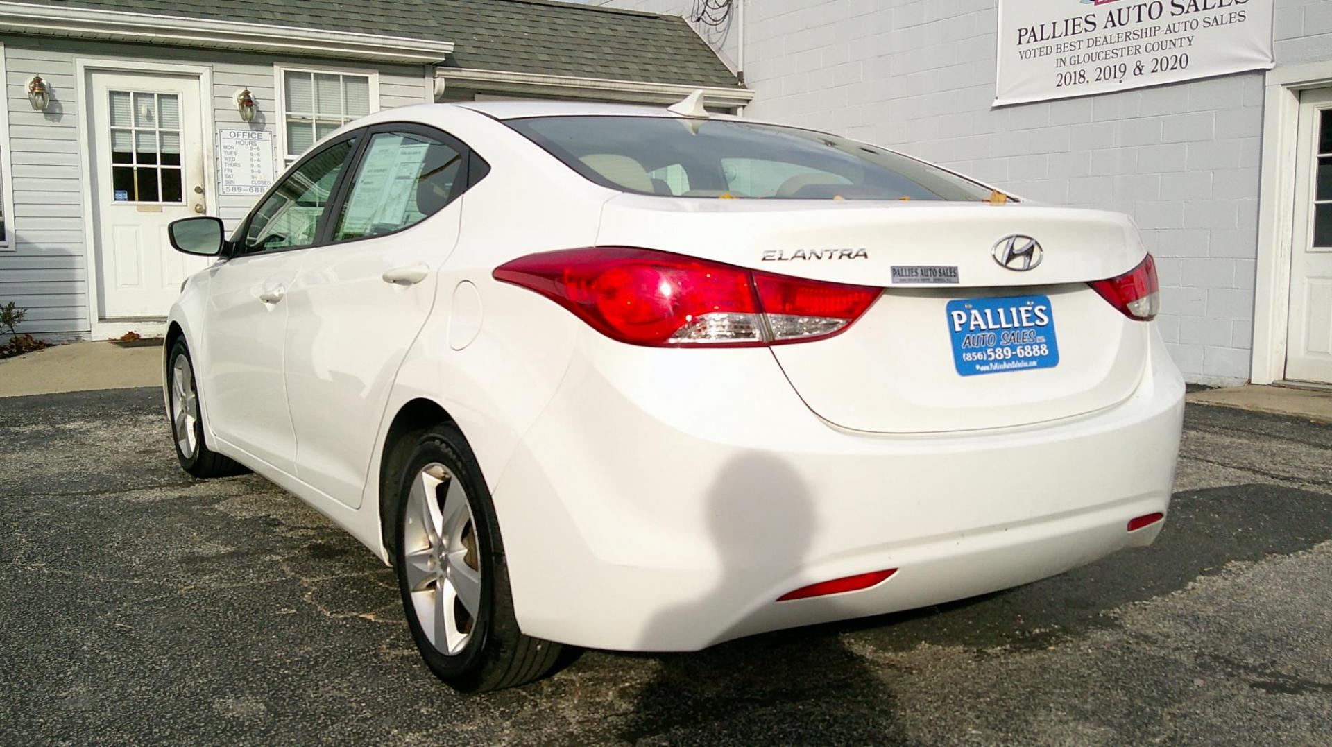 2013 WHITE Hyundai Elantra Limited (5NPDH4AE9DH) with an 1.8L L4 DOHC 16V engine, 6-Speed Automatic transmission, located at 540a Delsea Drive, Sewell, NJ, 08080, (987) 867-5309, 39.752560, -75.111206 - Photo#2