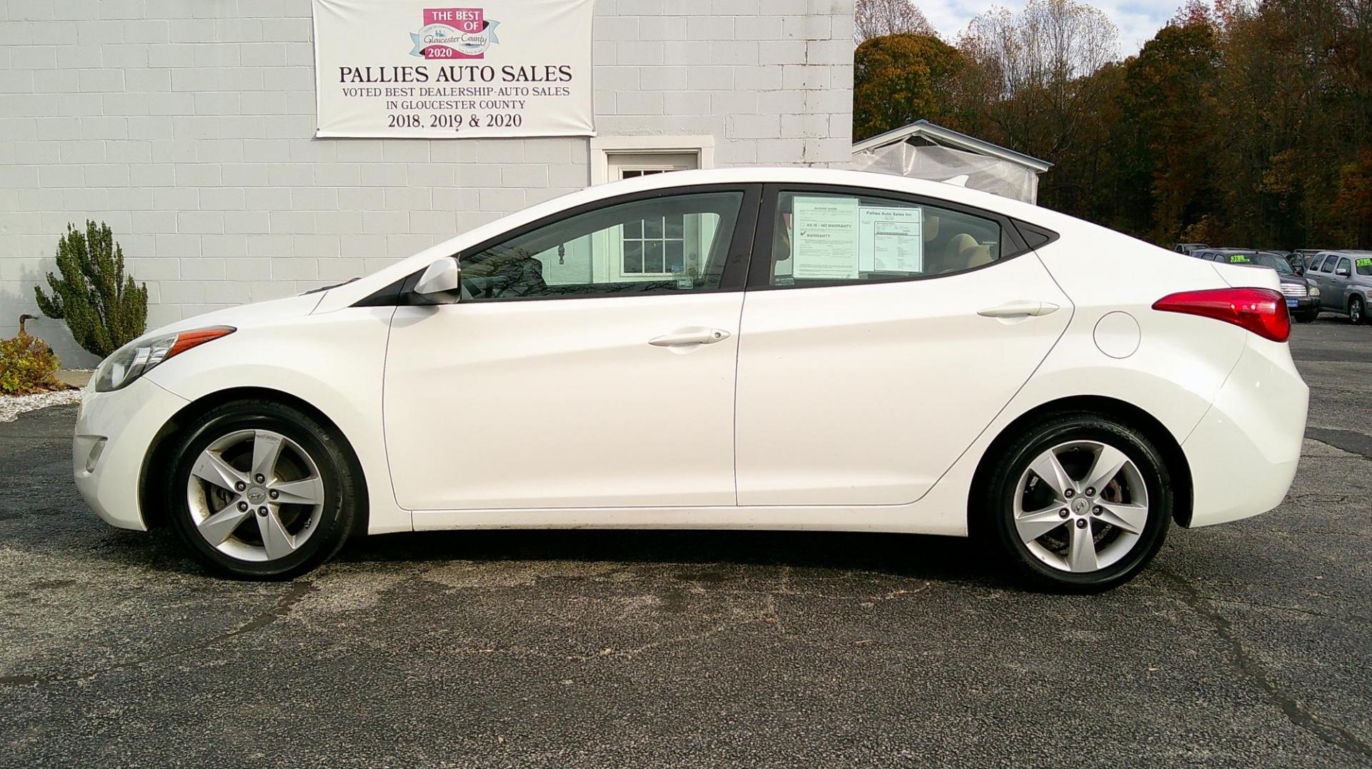 2013 WHITE Hyundai Elantra Limited (5NPDH4AE9DH) with an 1.8L L4 DOHC 16V engine, 6-Speed Automatic transmission, located at 540a Delsea Drive, Sewell, NJ, 08080, (987) 867-5309, 39.752560, -75.111206 - Photo#1