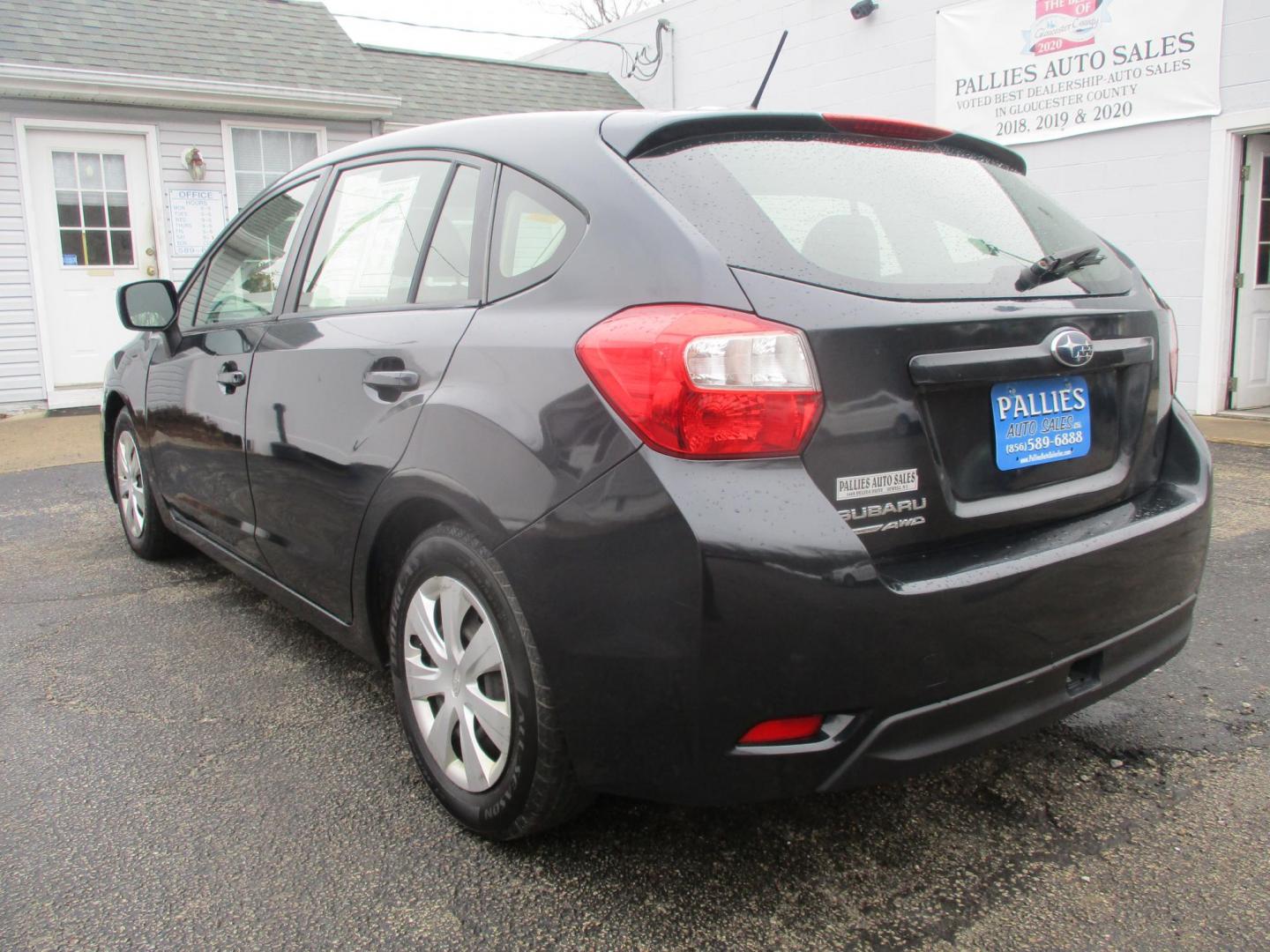 2014 BLACK Subaru Impreza Base 5-Door (JF1GPAA61E8) with an 2.0L H4 DOHC 16V engine, Continuously Variable Transmission transmission, located at 540a Delsea Drive, Sewell, NJ, 08080, (987) 867-5309, 39.752560, -75.111206 - Photo#2