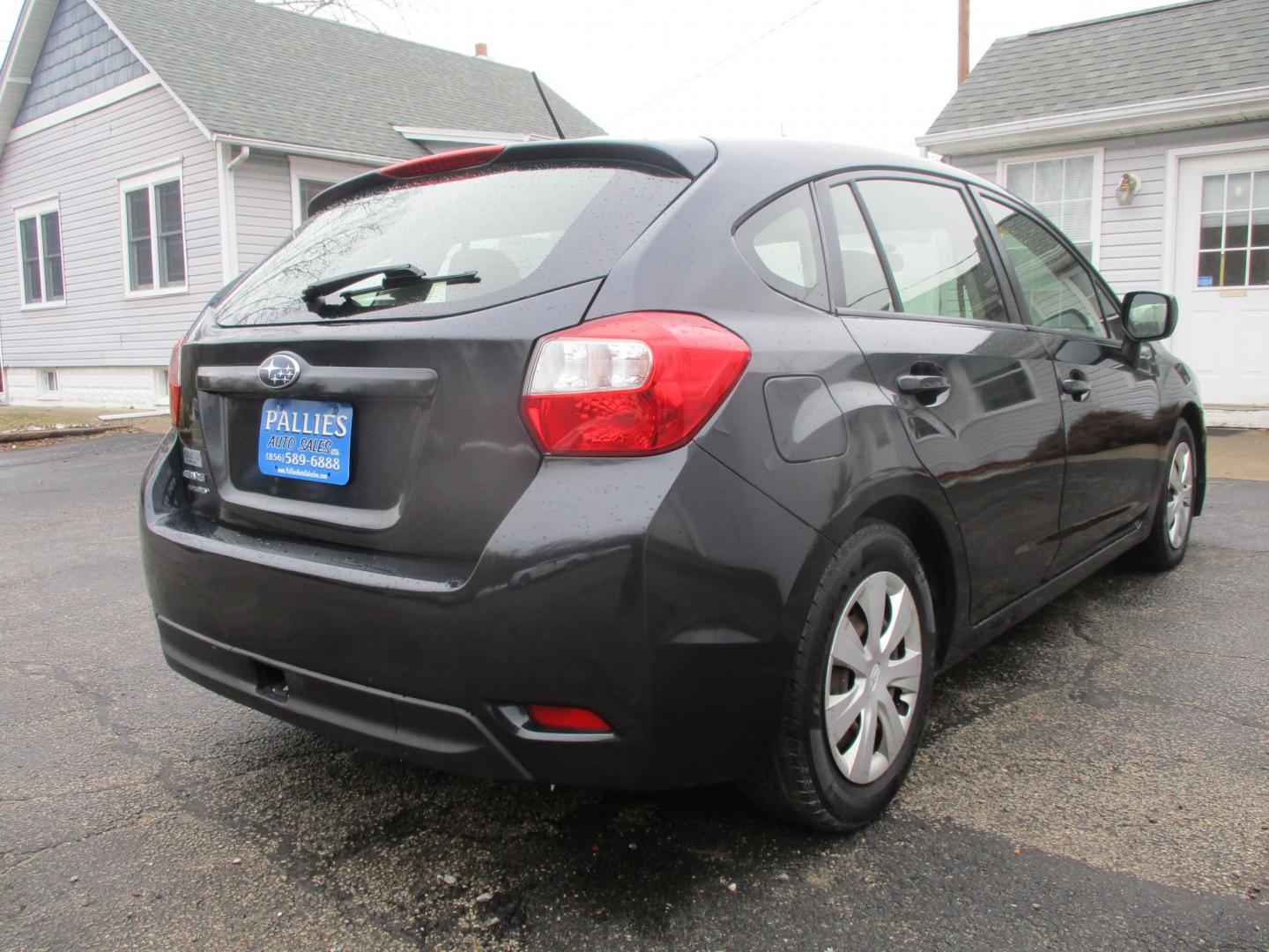 2014 BLACK Subaru Impreza Base 5-Door (JF1GPAA61E8) with an 2.0L H4 DOHC 16V engine, Continuously Variable Transmission transmission, located at 540a Delsea Drive, Sewell, NJ, 08080, (987) 867-5309, 39.752560, -75.111206 - Photo#6
