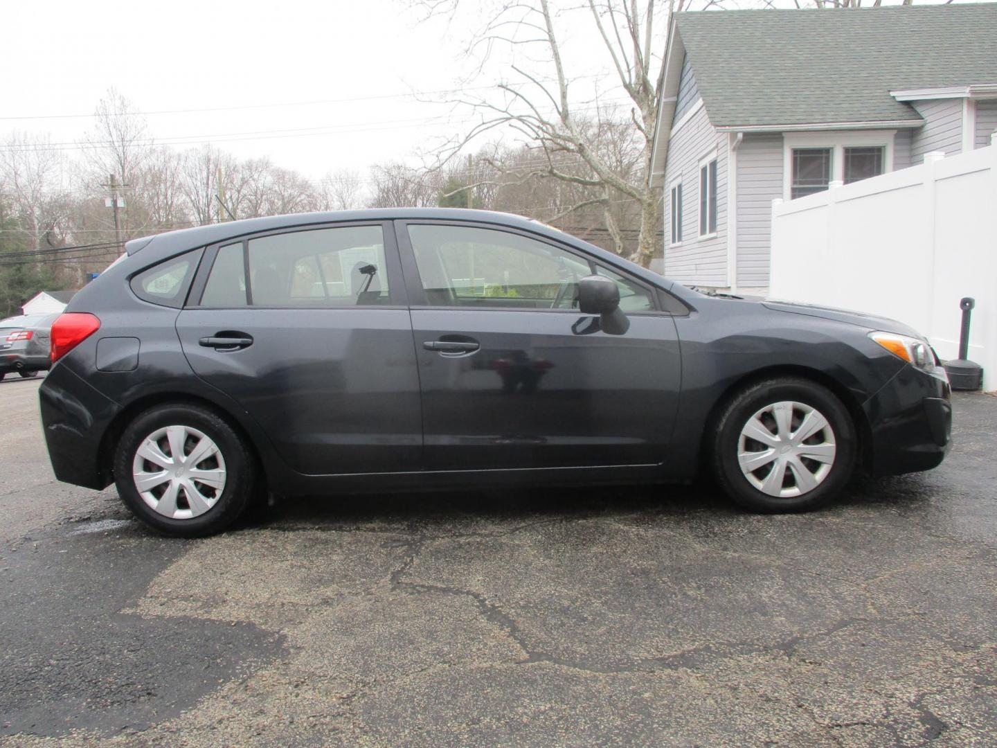 2014 BLACK Subaru Impreza Base 5-Door (JF1GPAA61E8) with an 2.0L H4 DOHC 16V engine, Continuously Variable Transmission transmission, located at 540a Delsea Drive, Sewell, NJ, 08080, (987) 867-5309, 39.752560, -75.111206 - Photo#7