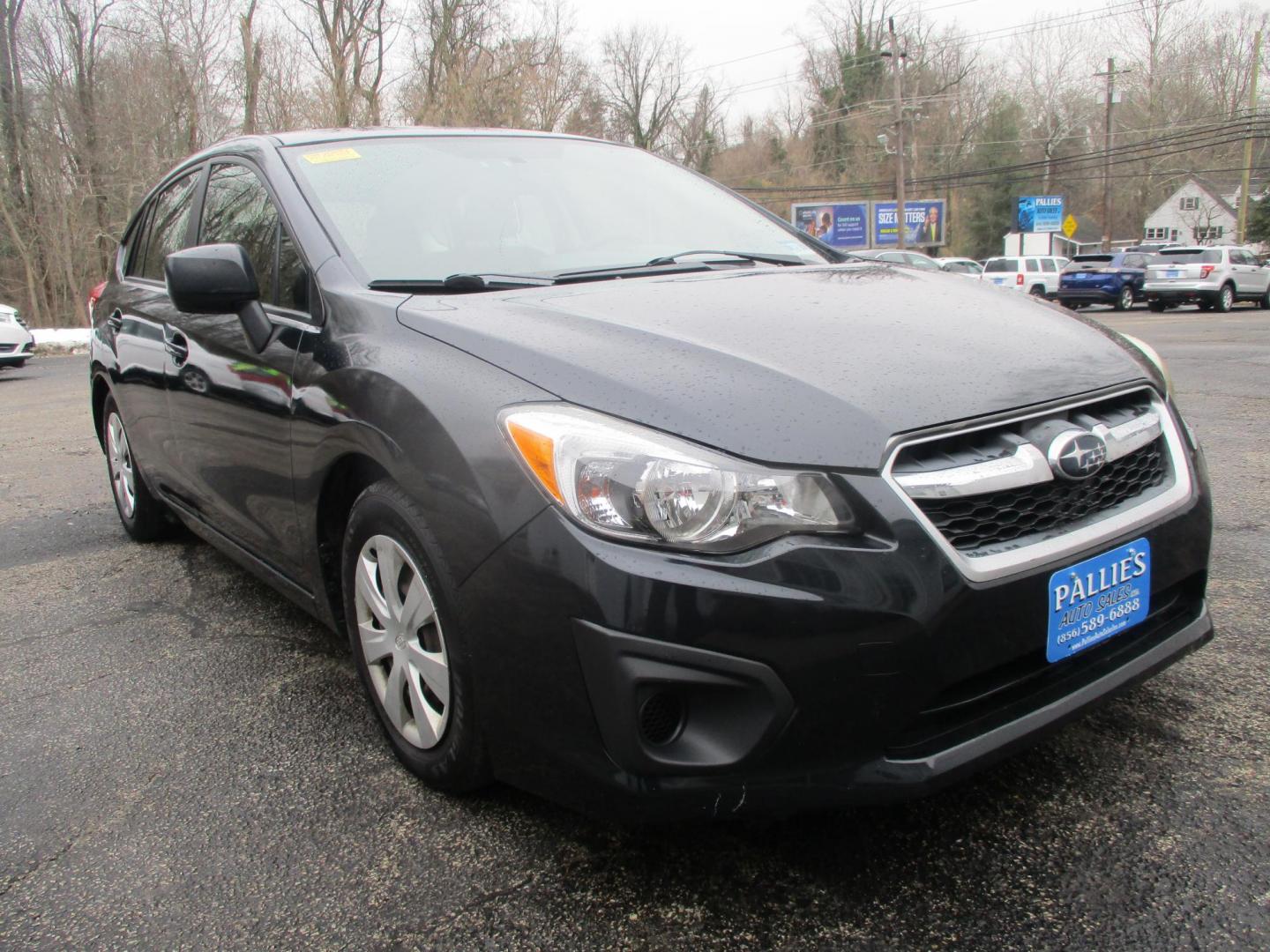 2014 BLACK Subaru Impreza Base 5-Door (JF1GPAA61E8) with an 2.0L H4 DOHC 16V engine, Continuously Variable Transmission transmission, located at 540a Delsea Drive, Sewell, NJ, 08080, (987) 867-5309, 39.752560, -75.111206 - Photo#8