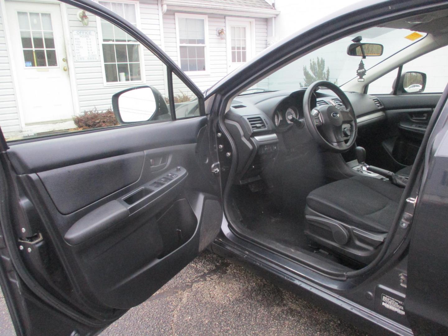 2014 BLACK Subaru Impreza Base 5-Door (JF1GPAA61E8) with an 2.0L H4 DOHC 16V engine, Continuously Variable Transmission transmission, located at 540a Delsea Drive, Sewell, NJ, 08080, (987) 867-5309, 39.752560, -75.111206 - Photo#10