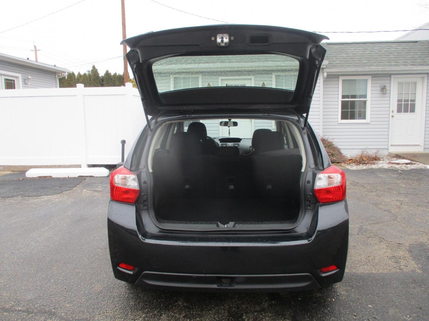 2014 BLACK Subaru Impreza Base 5-Door (JF1GPAA61E8) with an 2.0L H4 DOHC 16V engine, Continuously Variable Transmission transmission, located at 540a Delsea Drive, Sewell, NJ, 08080, (987) 867-5309, 39.752560, -75.111206 - Photo#23
