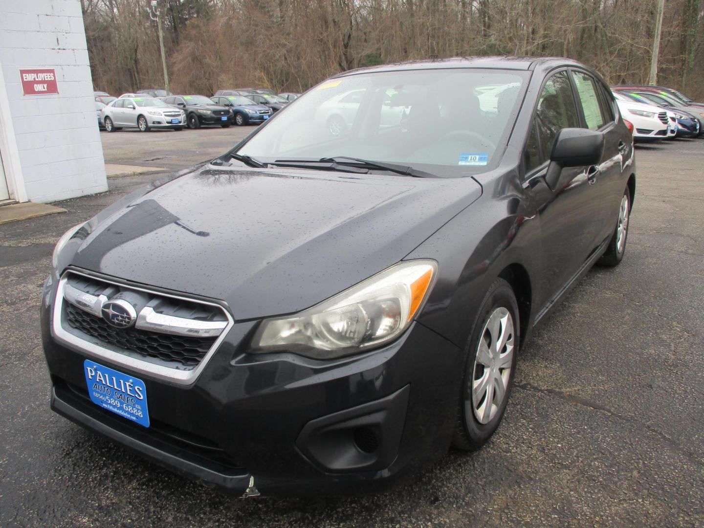 2014 BLACK Subaru Impreza Base 5-Door (JF1GPAA61E8) with an 2.0L H4 DOHC 16V engine, Continuously Variable Transmission transmission, located at 540a Delsea Drive, Sewell, NJ, 08080, (987) 867-5309, 39.752560, -75.111206 - Photo#0