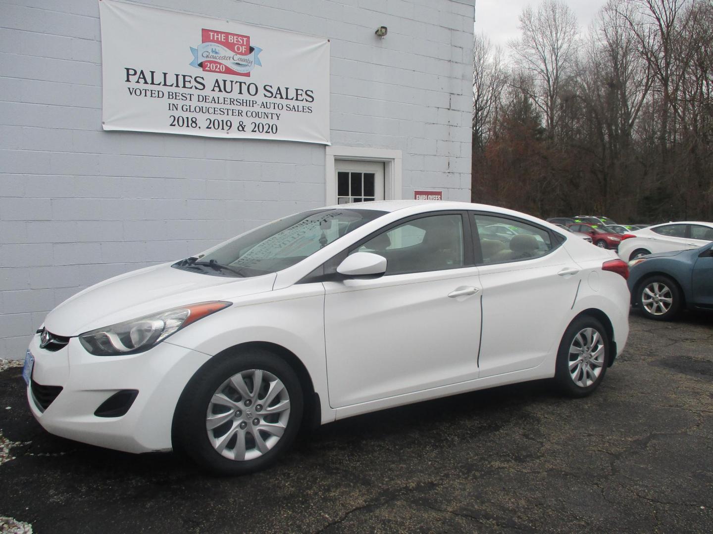 2013 WHITE Hyundai Elantra Limited (5NPDH4AE0DH) with an 1.8L L4 DOHC 16V engine, 6-Speed Automatic transmission, located at 540a Delsea Drive, Sewell, NJ, 08080, (987) 867-5309, 39.752560, -75.111206 - Photo#1