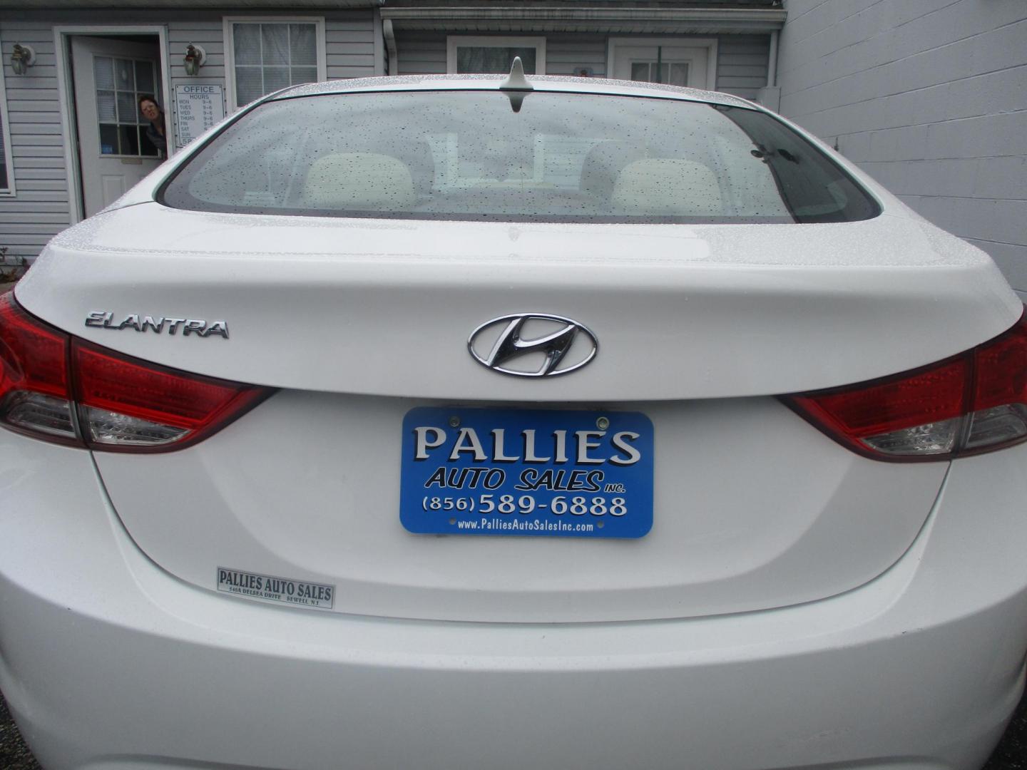 2013 WHITE Hyundai Elantra Limited (5NPDH4AE0DH) with an 1.8L L4 DOHC 16V engine, 6-Speed Automatic transmission, located at 540a Delsea Drive, Sewell, NJ, 08080, (987) 867-5309, 39.752560, -75.111206 - Photo#4
