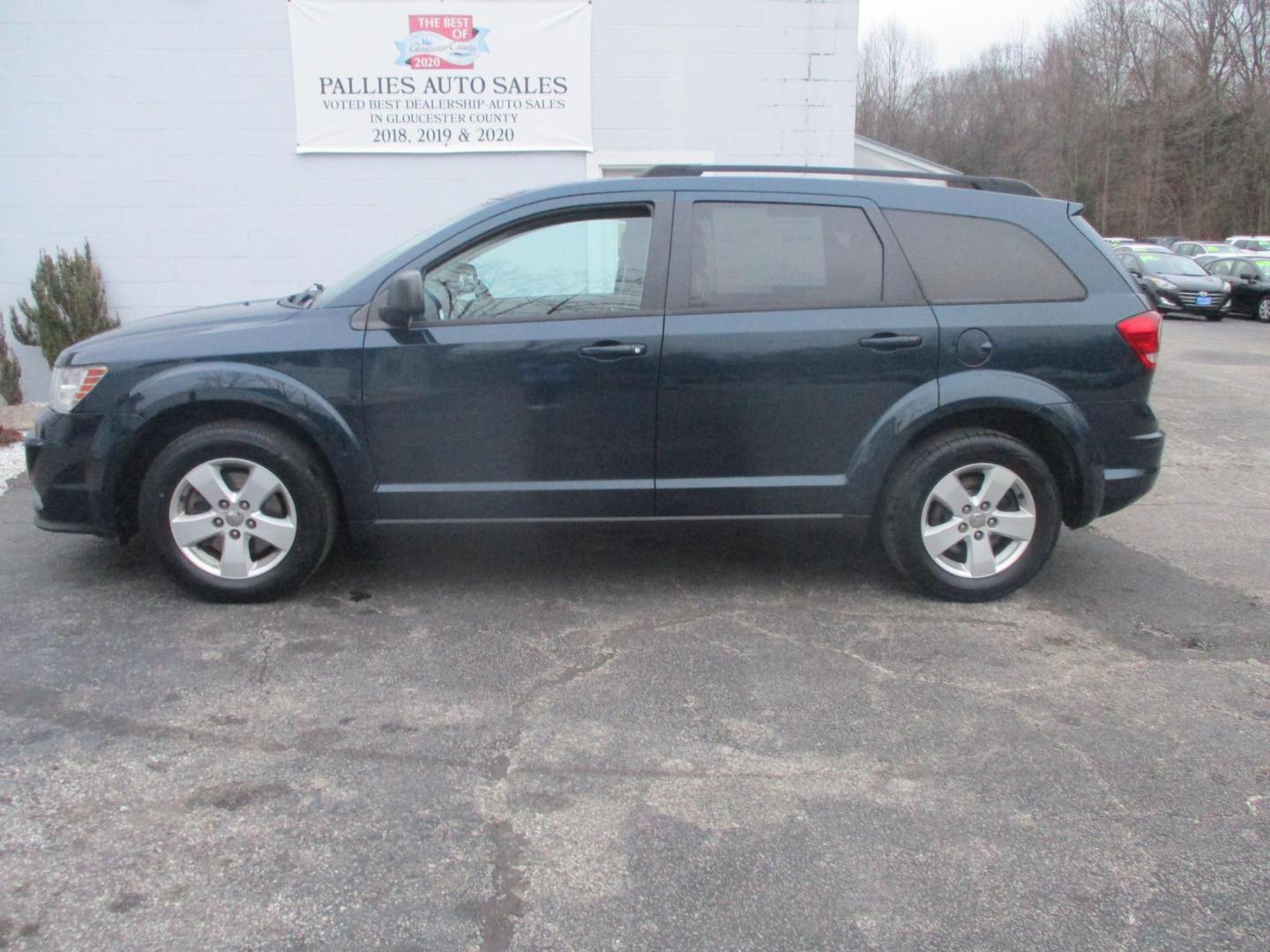 2014 BLUE Dodge Journey SE (3C4PDCAB9ET) with an 2.4L L4 DOHC 16V engine, 4-Speed Automatic transmission, located at 540a Delsea Drive, Sewell, NJ, 08080, (987) 867-5309, 39.752560, -75.111206 - Photo#1