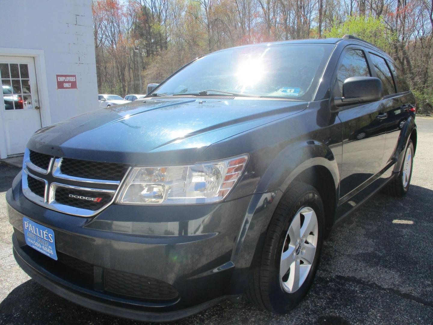 2014 BLUE Dodge Journey SE (3C4PDCAB9ET) with an 2.4L L4 DOHC 16V engine, 4-Speed Automatic transmission, located at 540a Delsea Drive, Sewell, NJ, 08080, (987) 867-5309, 39.752560, -75.111206 - Photo#0
