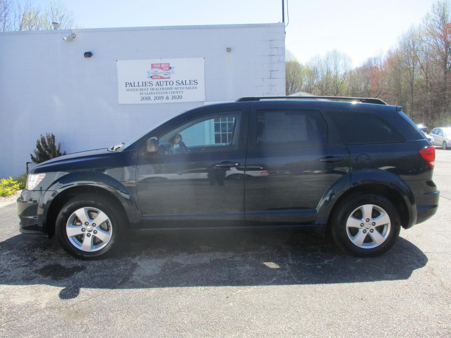 2014 BLUE Dodge Journey SE (3C4PDCAB9ET) with an 2.4L L4 DOHC 16V engine, 4-Speed Automatic transmission, located at 540a Delsea Drive, Sewell, NJ, 08080, (987) 867-5309, 39.752560, -75.111206 - Photo#1