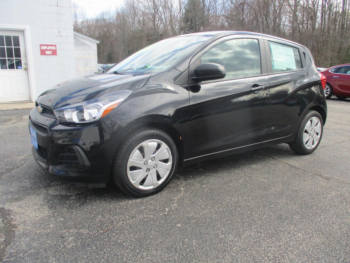 2018 BLACK Chevrolet Spark LS CVT (KL8CB6SA1JC) with an 1.4L L4 16V DOHC engine, CVT transmission, located at 540a Delsea Drive, Sewell, NJ, 08080, (987) 867-5309, 39.752560, -75.111206 - Photo#1