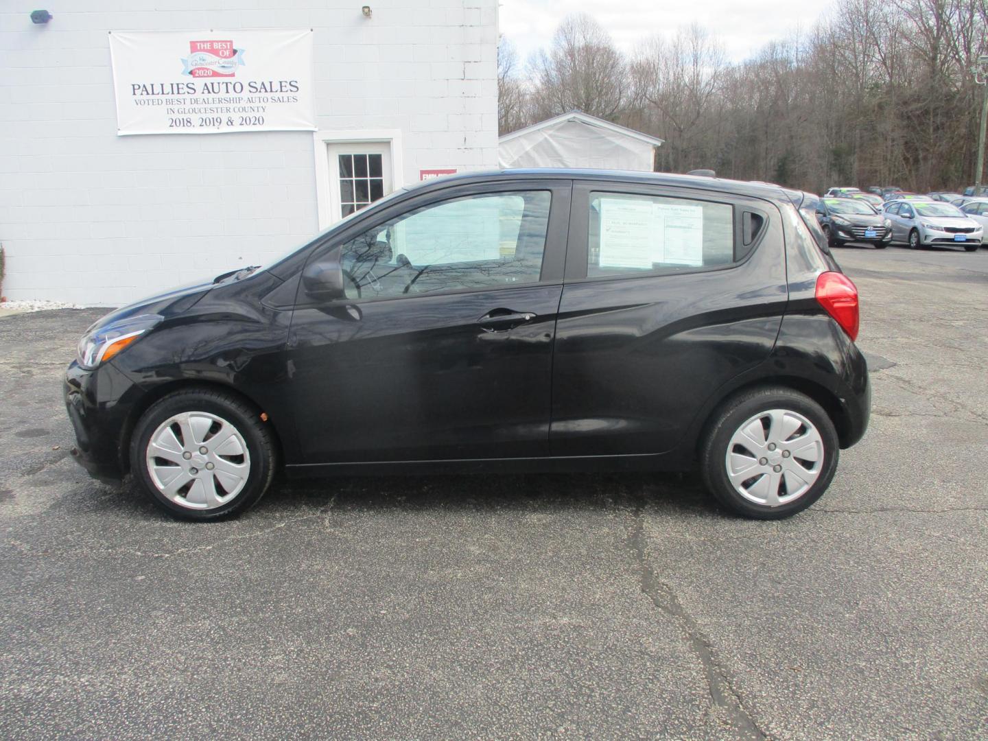 2018 BLACK Chevrolet Spark LS CVT (KL8CB6SA1JC) with an 1.4L L4 16V DOHC engine, CVT transmission, located at 540a Delsea Drive, Sewell, NJ, 08080, (987) 867-5309, 39.752560, -75.111206 - Photo#2