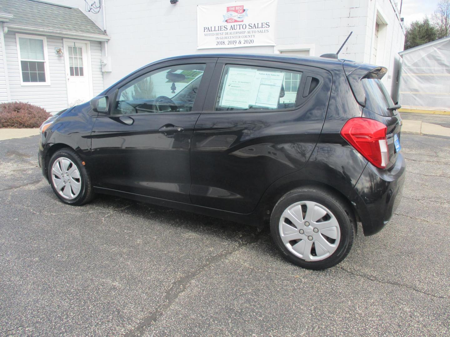 2018 BLACK Chevrolet Spark LS CVT (KL8CB6SA1JC) with an 1.4L L4 16V DOHC engine, CVT transmission, located at 540a Delsea Drive, Sewell, NJ, 08080, (987) 867-5309, 39.752560, -75.111206 - Photo#3