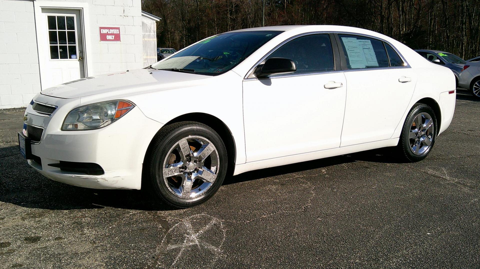 2010 WHITE Chevrolet Malibu Fleet Vehicle (1G1ZA5E03AF) with an 2.4L L4 DOHC 16V engine, 4-Speed Automatic Overdrive transmission, located at 540a Delsea Drive, Sewell, NJ, 08080, (987) 867-5309, 39.752560, -75.111206 - Photo#1