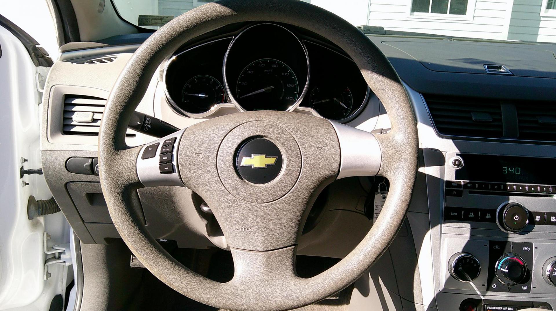 2010 WHITE Chevrolet Malibu Fleet Vehicle (1G1ZA5E03AF) with an 2.4L L4 DOHC 16V engine, 4-Speed Automatic Overdrive transmission, located at 540a Delsea Drive, Sewell, NJ, 08080, (987) 867-5309, 39.752560, -75.111206 - Photo#17