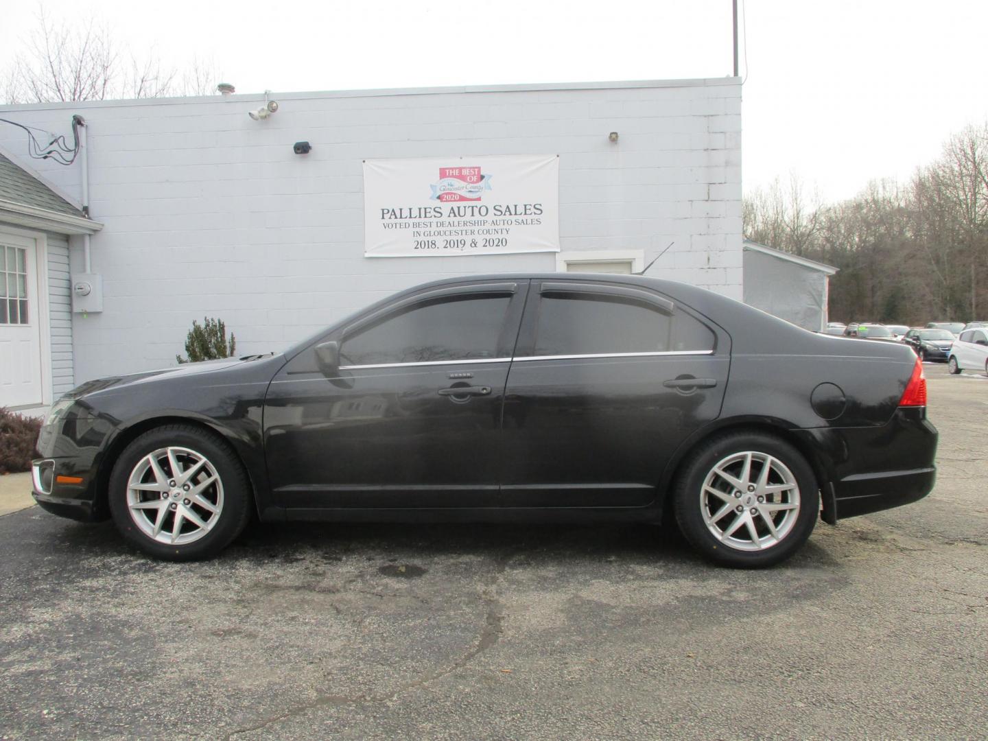 2011 BLACK Ford Fusion I4 SEL (3FAHP0JA3BR) with an 2.5L L4 DOHC 16V engine, located at 540a Delsea Drive, Sewell, NJ, 08080, (987) 867-5309, 39.752560, -75.111206 - Photo#1
