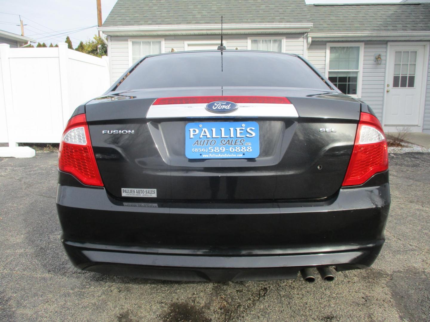 2011 BLACK Ford Fusion I4 SEL (3FAHP0JA3BR) with an 2.5L L4 DOHC 16V engine, located at 540a Delsea Drive, Sewell, NJ, 08080, (987) 867-5309, 39.752560, -75.111206 - Photo#3