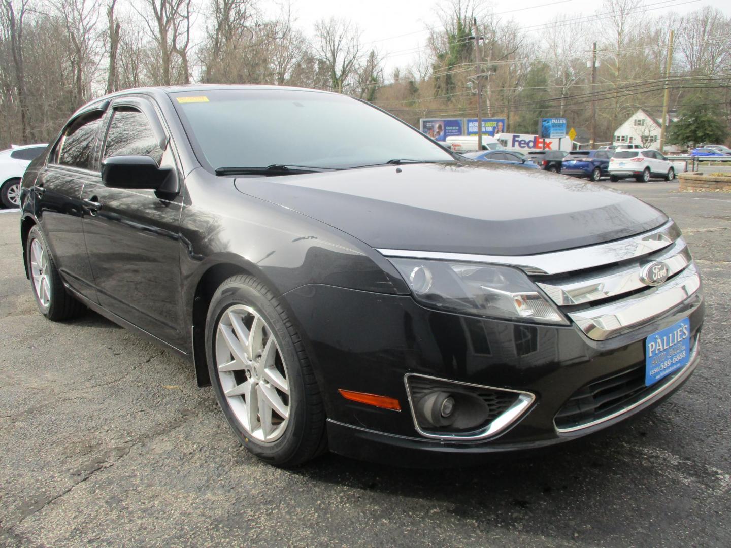2011 BLACK Ford Fusion I4 SEL (3FAHP0JA3BR) with an 2.5L L4 DOHC 16V engine, located at 540a Delsea Drive, Sewell, NJ, 08080, (987) 867-5309, 39.752560, -75.111206 - Photo#8