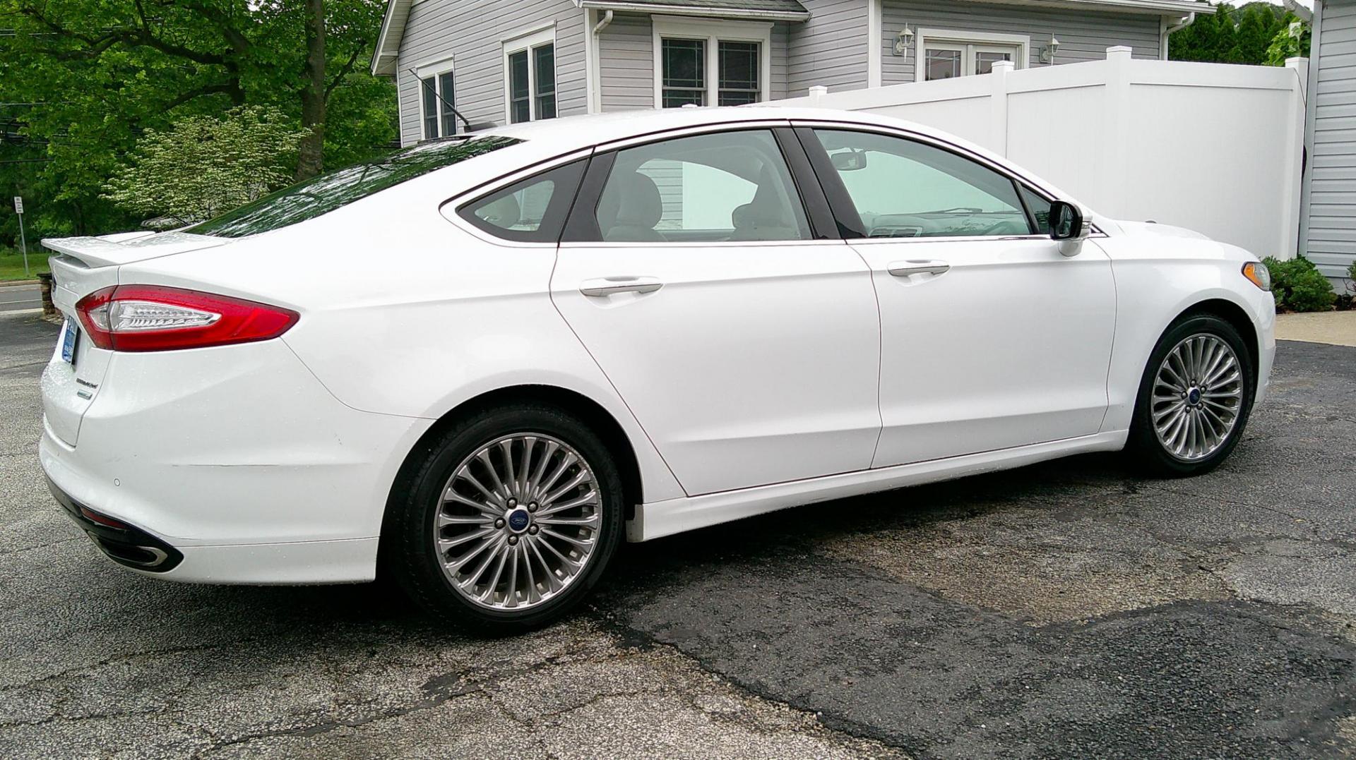 2015 WHITE Ford Fusion Titanium (3FA6P0K93FR) with an 2.0L L4 DOHC 16V engine, located at 540a Delsea Drive, Sewell, NJ, 08080, (987) 867-5309, 39.752560, -75.111206 - Photo#7
