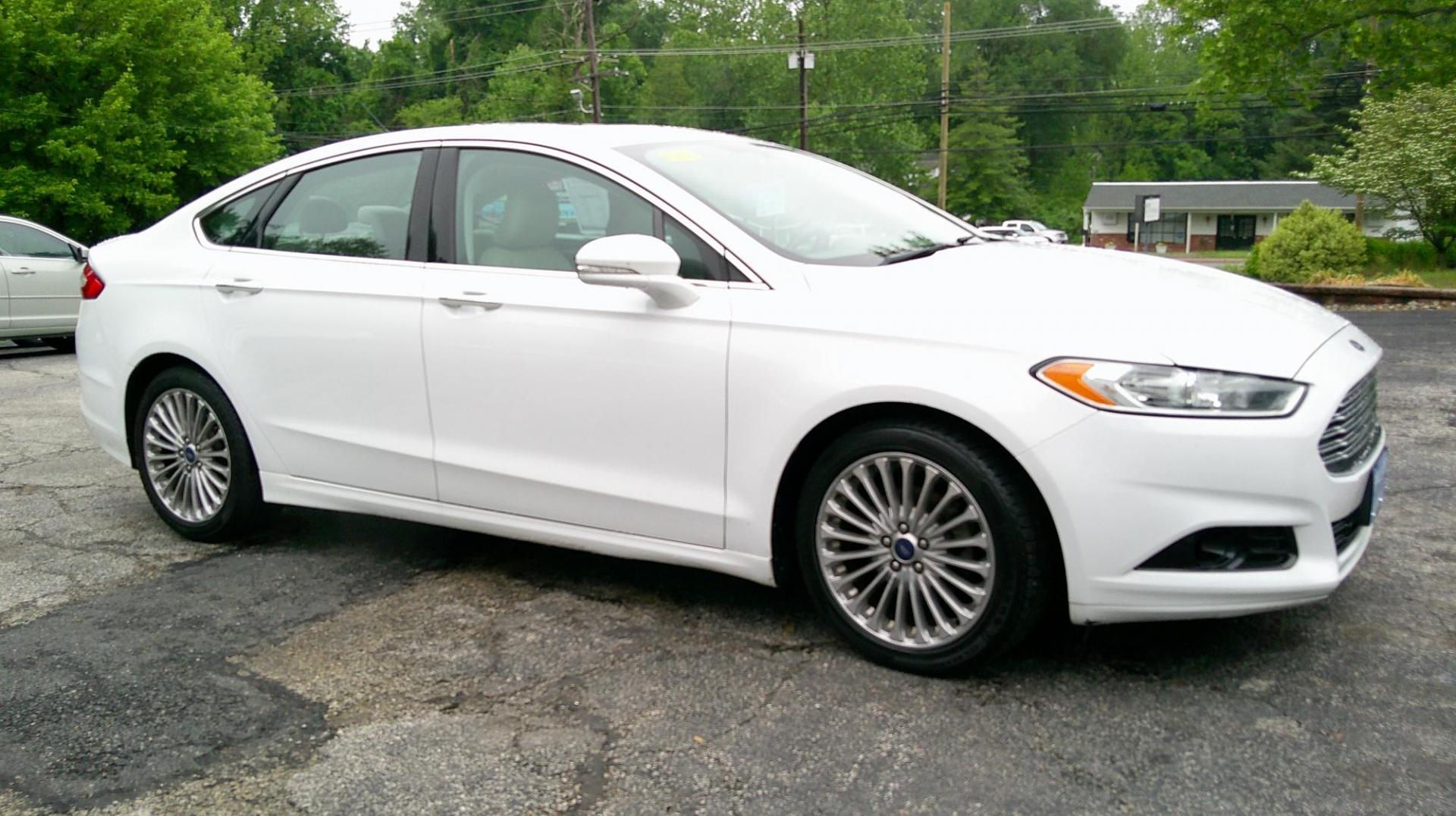 2015 WHITE Ford Fusion Titanium (3FA6P0K93FR) with an 2.0L L4 DOHC 16V engine, located at 540a Delsea Drive, Sewell, NJ, 08080, (987) 867-5309, 39.752560, -75.111206 - Photo#9