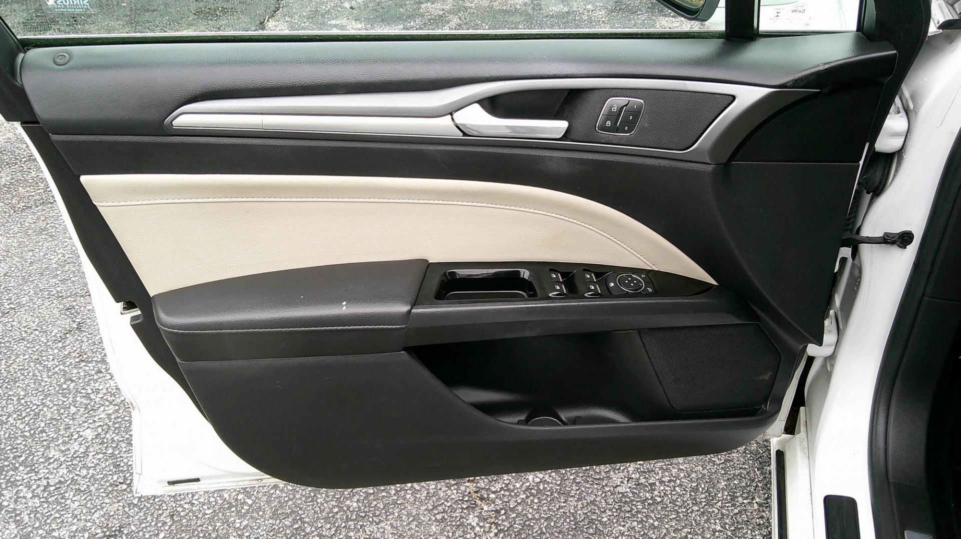 2015 WHITE Ford Fusion Titanium (3FA6P0K93FR) with an 2.0L L4 DOHC 16V engine, located at 540a Delsea Drive, Sewell, NJ, 08080, (987) 867-5309, 39.752560, -75.111206 - Photo#13