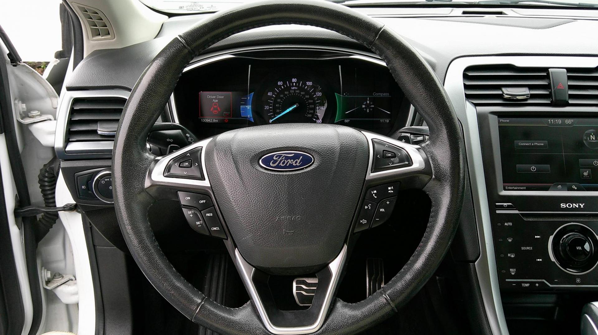 2015 WHITE Ford Fusion Titanium (3FA6P0K93FR) with an 2.0L L4 DOHC 16V engine, located at 540a Delsea Drive, Sewell, NJ, 08080, (987) 867-5309, 39.752560, -75.111206 - Photo#17