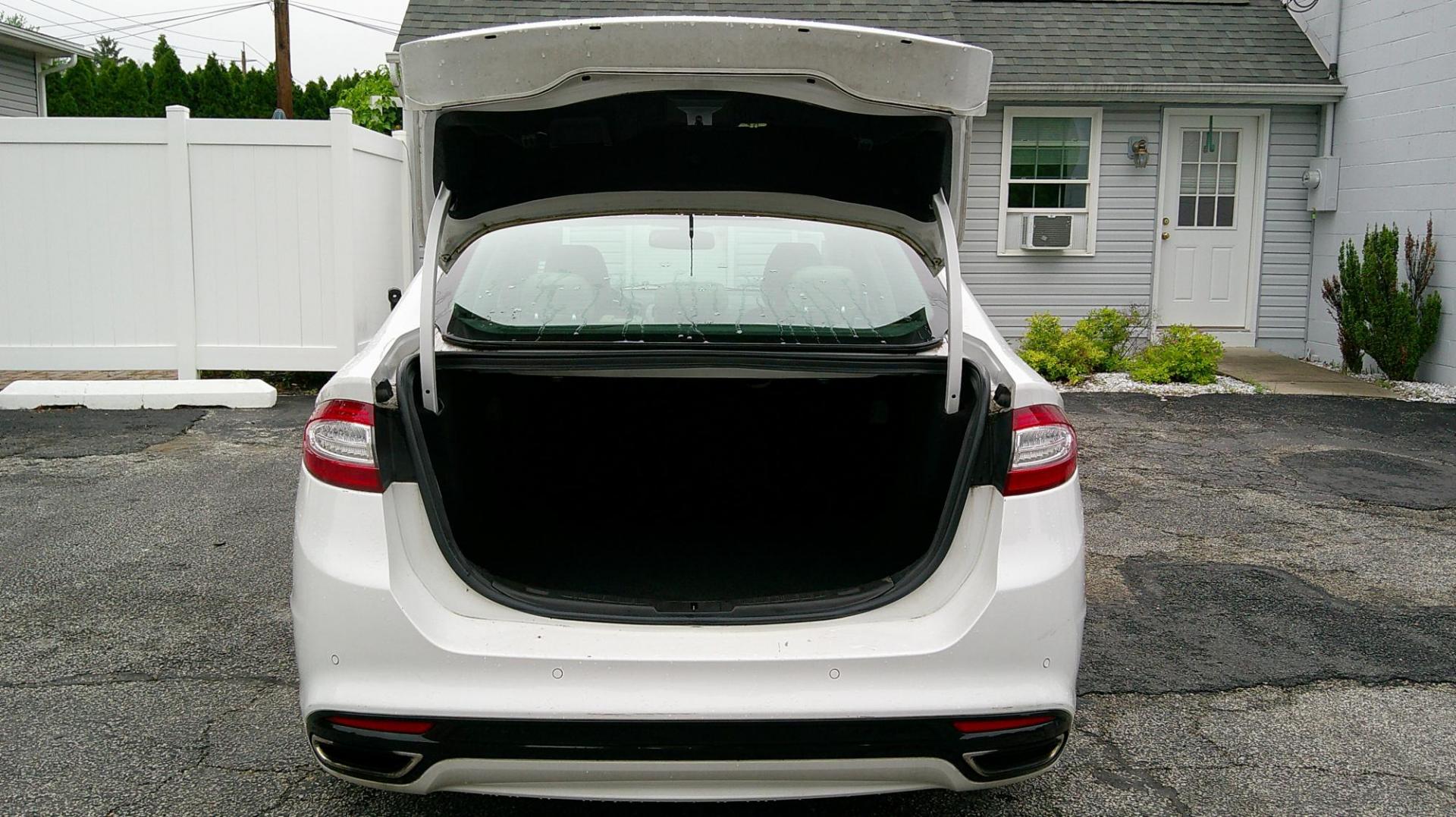 2015 WHITE Ford Fusion Titanium (3FA6P0K93FR) with an 2.0L L4 DOHC 16V engine, located at 540a Delsea Drive, Sewell, NJ, 08080, (987) 867-5309, 39.752560, -75.111206 - Photo#24