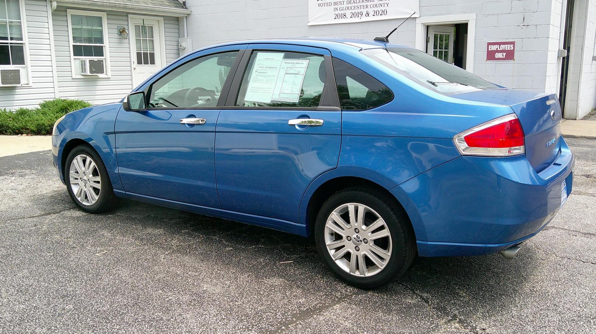 2011 BLUE Ford Focus SEL Sedan (1FAHP3HN7BW) with an 2.0L L4 DOHC 16V engine, located at 540a Delsea Drive, Sewell, NJ, 08080, (987) 867-5309, 39.752560, -75.111206 - Photo#3