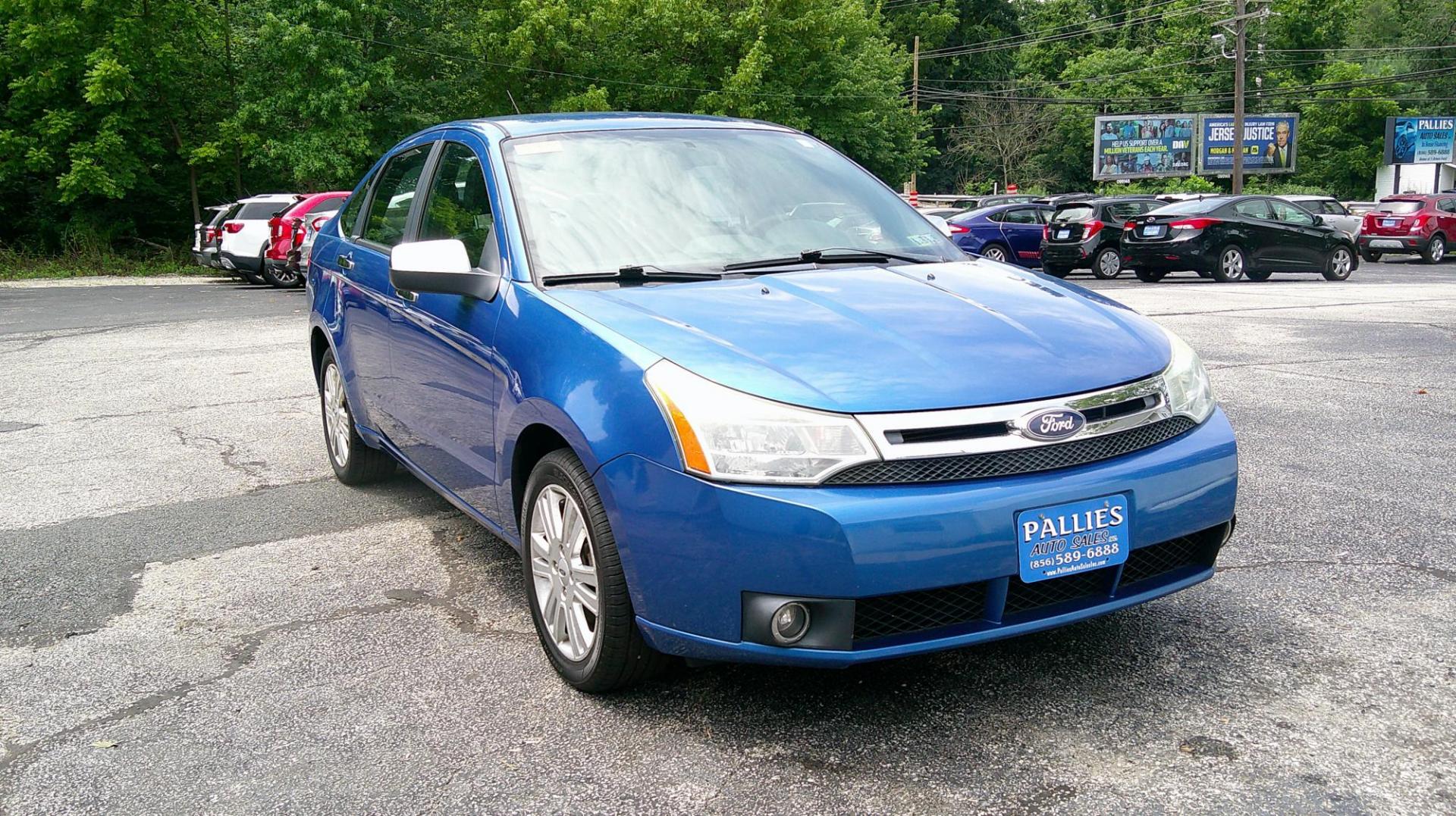 2011 BLUE Ford Focus SEL Sedan (1FAHP3HN7BW) with an 2.0L L4 DOHC 16V engine, located at 540a Delsea Drive, Sewell, NJ, 08080, (987) 867-5309, 39.752560, -75.111206 - Photo#9