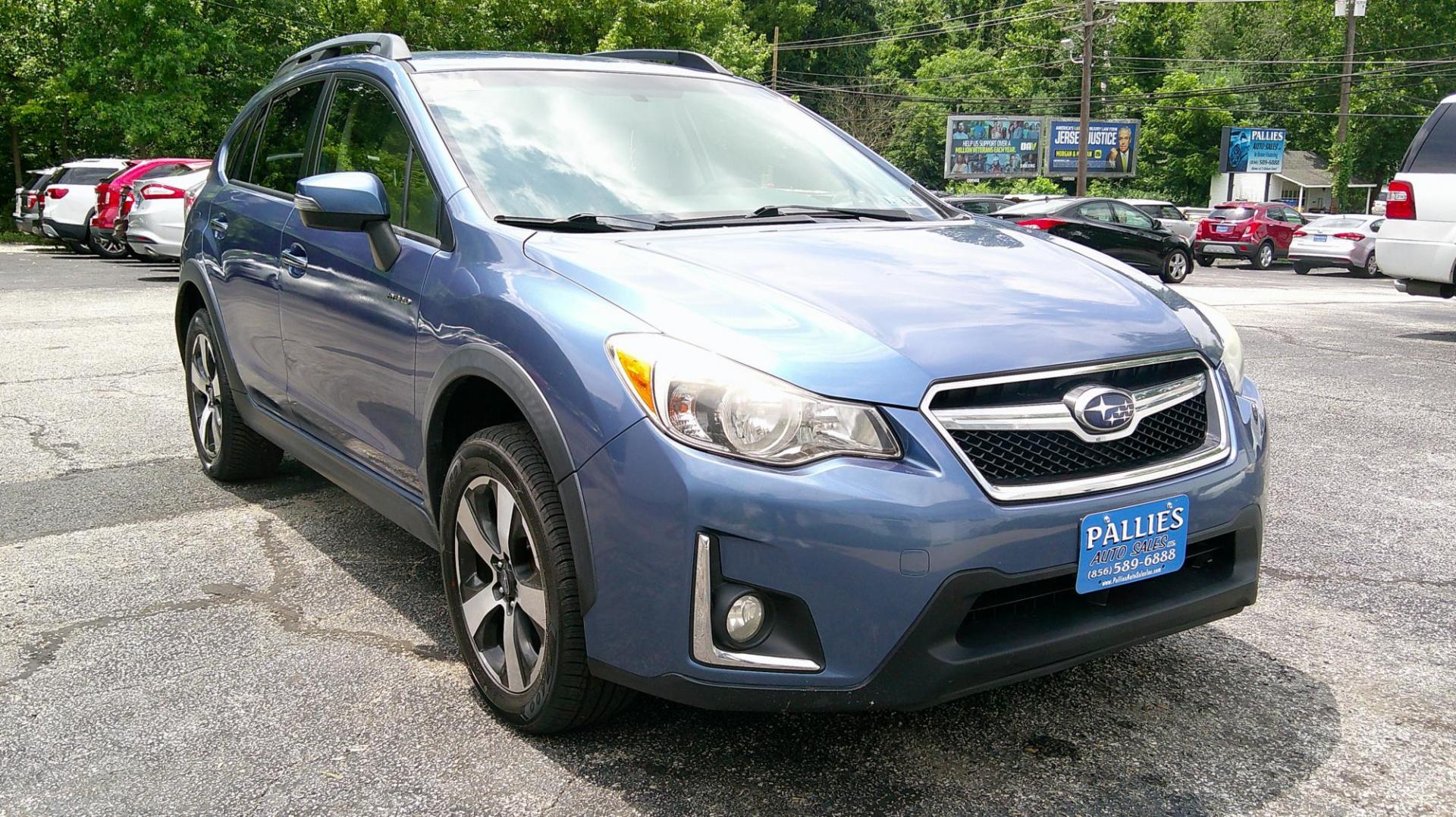 2016 BLUE Subaru XV Crosstrek Hybrid Touring (JF2GPBBC5GH) with an 2.0L L4 DOHC 16V HYBRID engine, CVT transmission, located at 540a Delsea Drive, Sewell, NJ, 08080, (987) 867-5309, 39.752560, -75.111206 - Photo#7