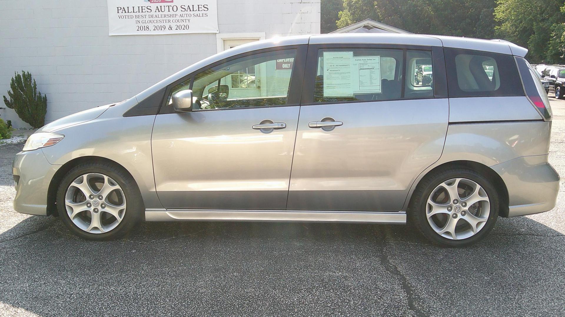 2010 SILVER Mazda MAZDA5 Grand Touring (JM1CR2WLXA0) with an 2.3L L4 DOHC 16V engine, located at 540a Delsea Drive, Sewell, NJ, 08080, (987) 867-5309, 39.752560, -75.111206 - Photo#2