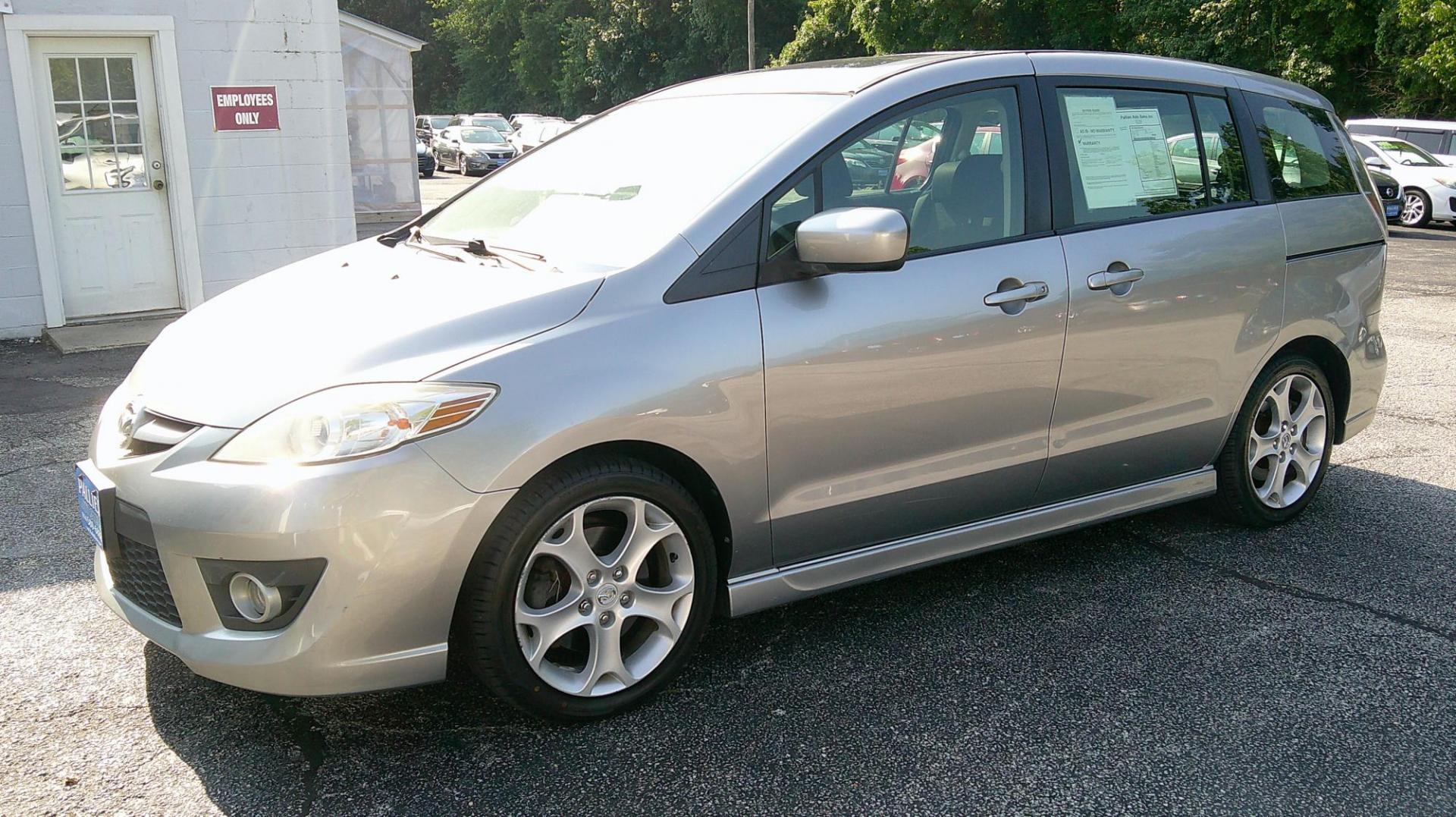 2010 SILVER Mazda MAZDA5 Grand Touring (JM1CR2WLXA0) with an 2.3L L4 DOHC 16V engine, located at 540a Delsea Drive, Sewell, NJ, 08080, (987) 867-5309, 39.752560, -75.111206 - Photo#1