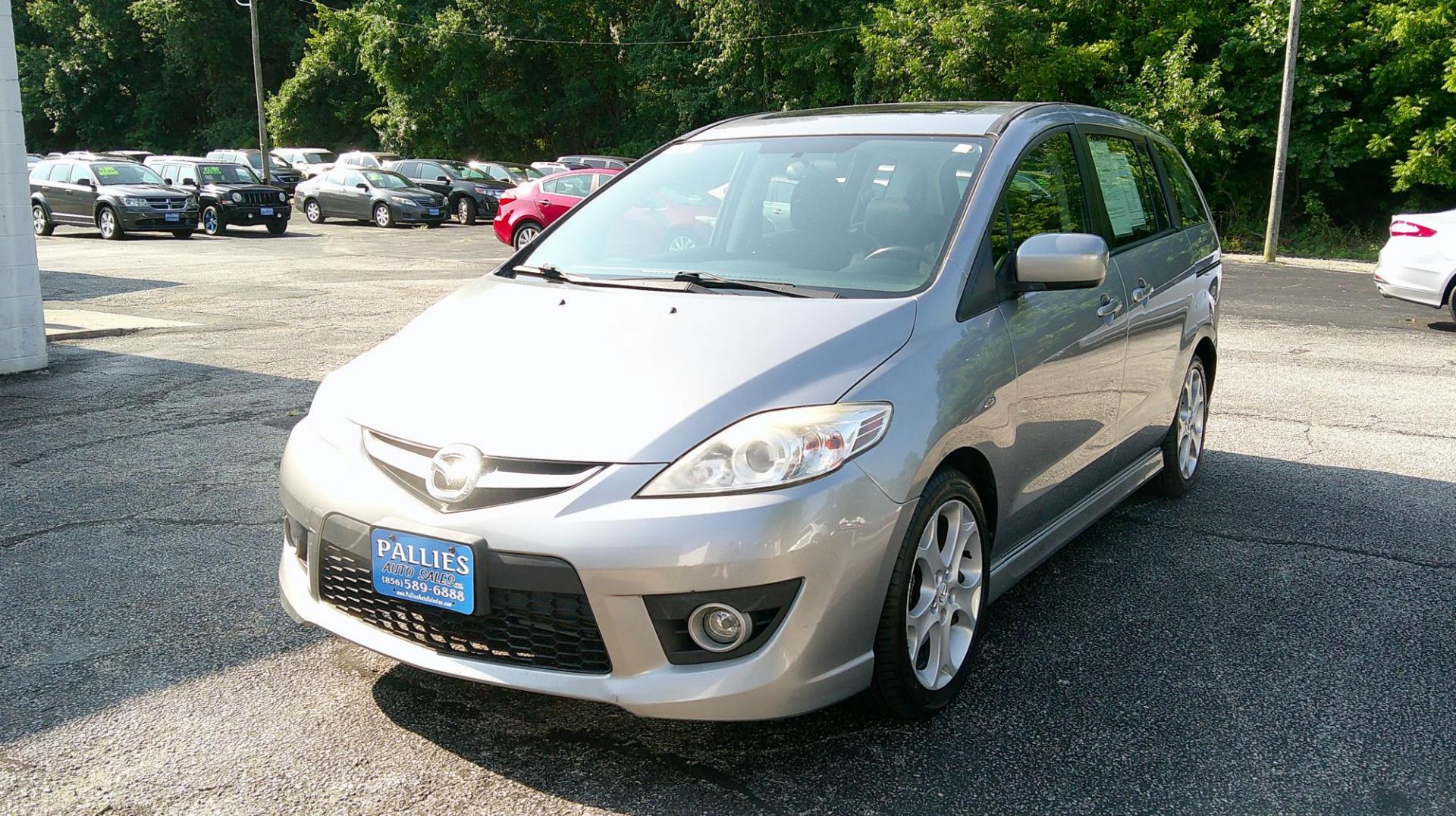 2010 SILVER Mazda MAZDA5 Grand Touring (JM1CR2WLXA0) with an 2.3L L4 DOHC 16V engine, located at 540a Delsea Drive, Sewell, NJ, 08080, (987) 867-5309, 39.752560, -75.111206 - Photo#0