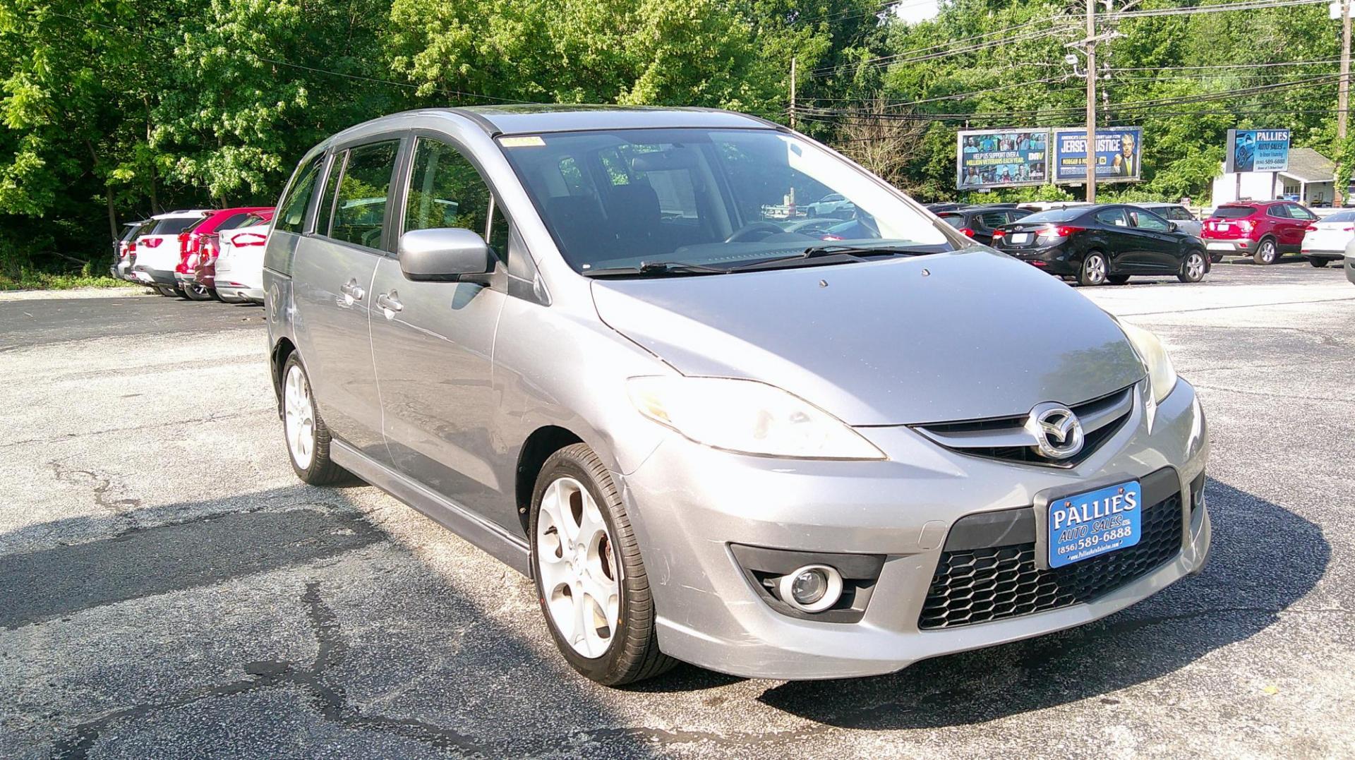 2010 SILVER Mazda MAZDA5 Grand Touring (JM1CR2WLXA0) with an 2.3L L4 DOHC 16V engine, located at 540a Delsea Drive, Sewell, NJ, 08080, (987) 867-5309, 39.752560, -75.111206 - Photo#9