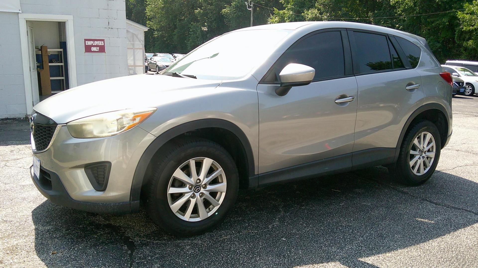 2013 SILVER Mazda CX-5 Sport AWD (JM3KE4BE1D0) with an SKYACTIV-G 2L I-4 engine, 6-Speed Automatic transmission, located at 540a Delsea Drive, Sewell, NJ, 08080, (987) 867-5309, 39.752560, -75.111206 - Photo#1
