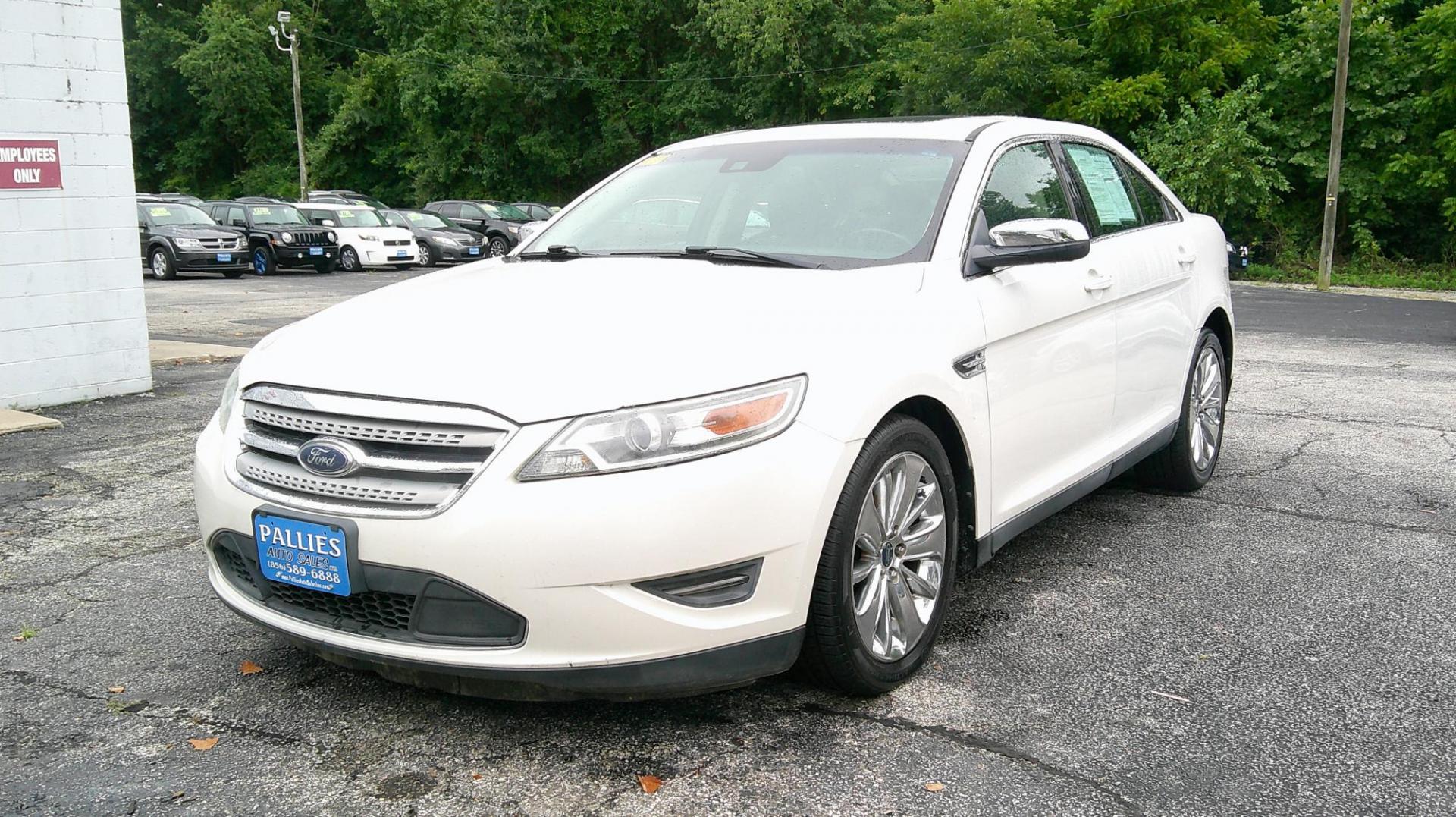 2010 WHITE Ford Taurus Limited FWD (1FAHP2FW7AG) with an 3.5L V6 DOHC 24V engine, 6-Speed Automatic transmission, located at 540a Delsea Drive, Sewell, NJ, 08080, (987) 867-5309, 39.752560, -75.111206 - Photo#0